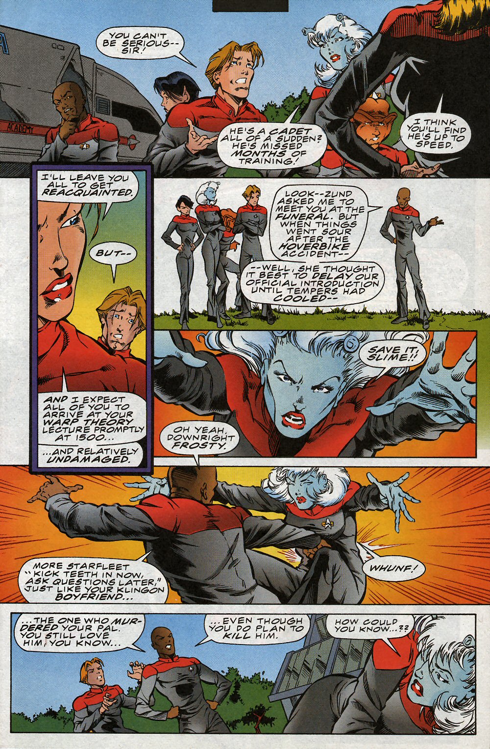 Read online Star Trek: Starfleet Academy (1996) comic -  Issue #6 - 16