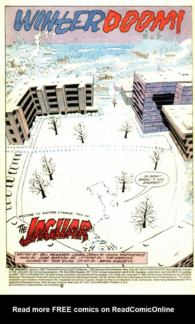 Read online The Jaguar comic -  Issue #6 - 2