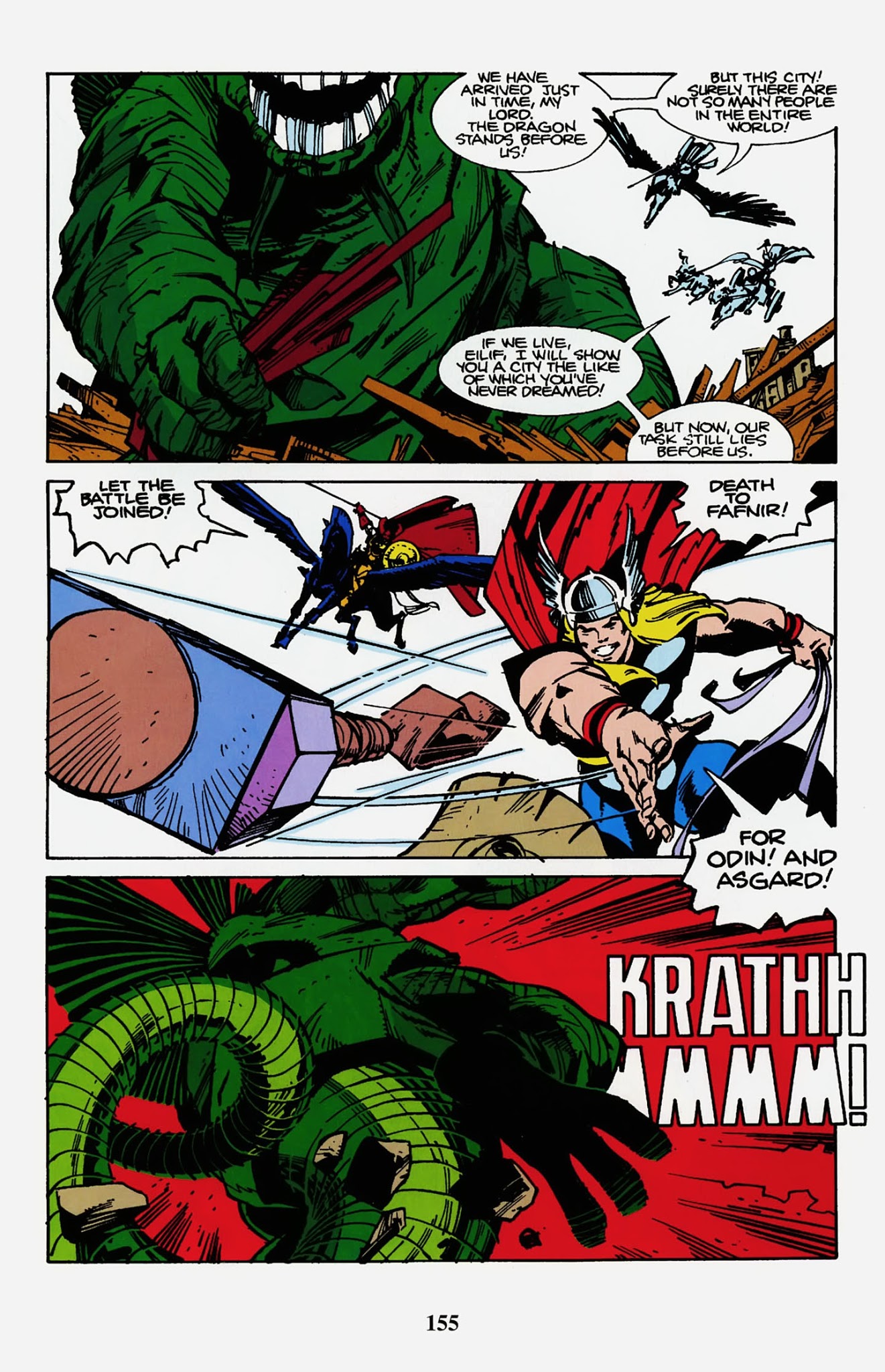 Read online Thor Visionaries: Walter Simonson comic -  Issue # TPB 1 - 157