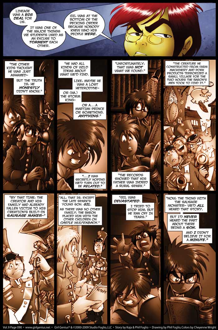 Read online Girl Genius (2002) comic -  Issue #9 - 91