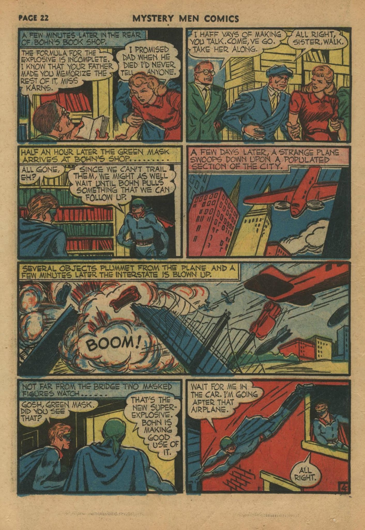 Read online Mystery Men Comics comic -  Issue #24 - 24