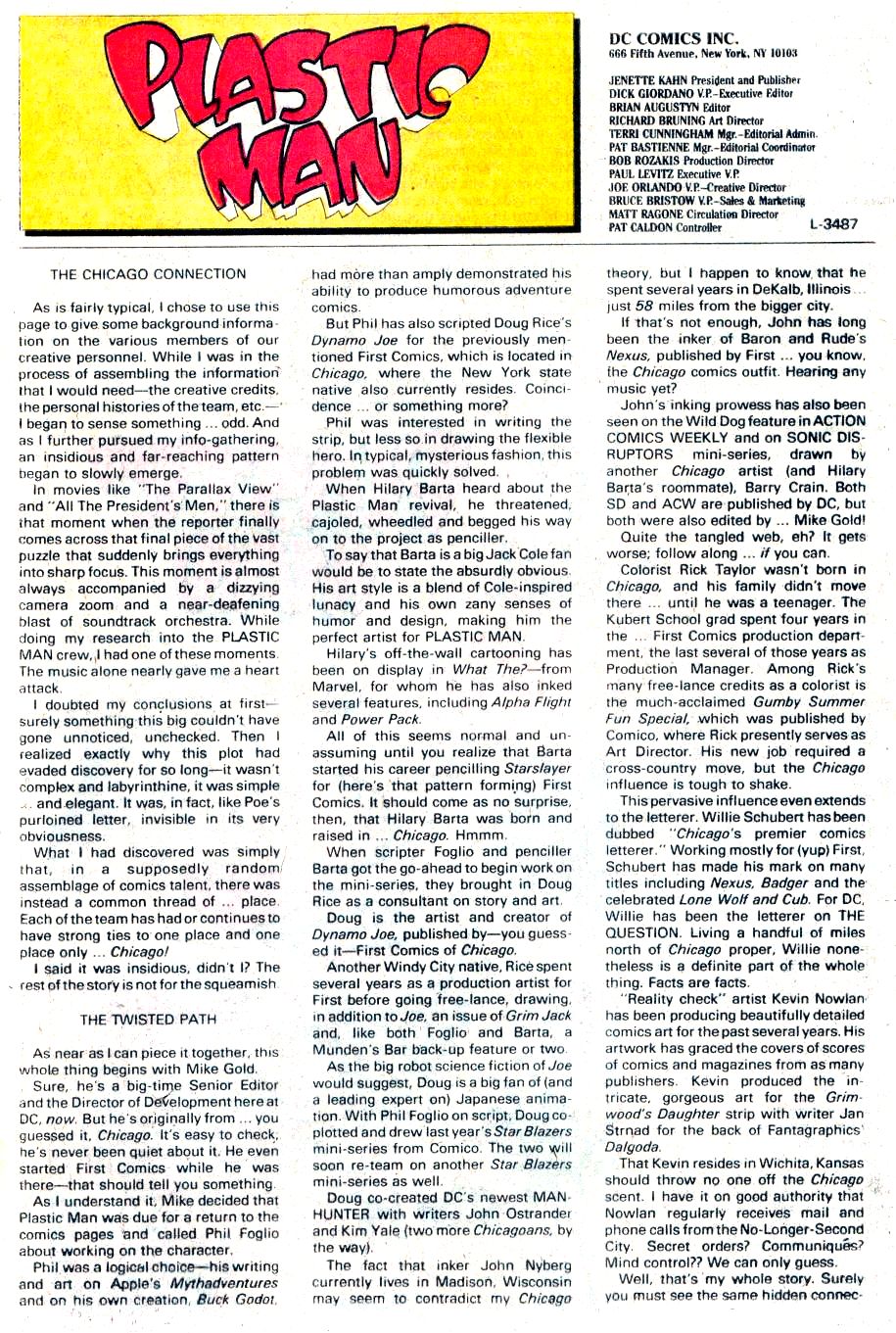 Read online Plastic Man (1988) comic -  Issue #2 - 24