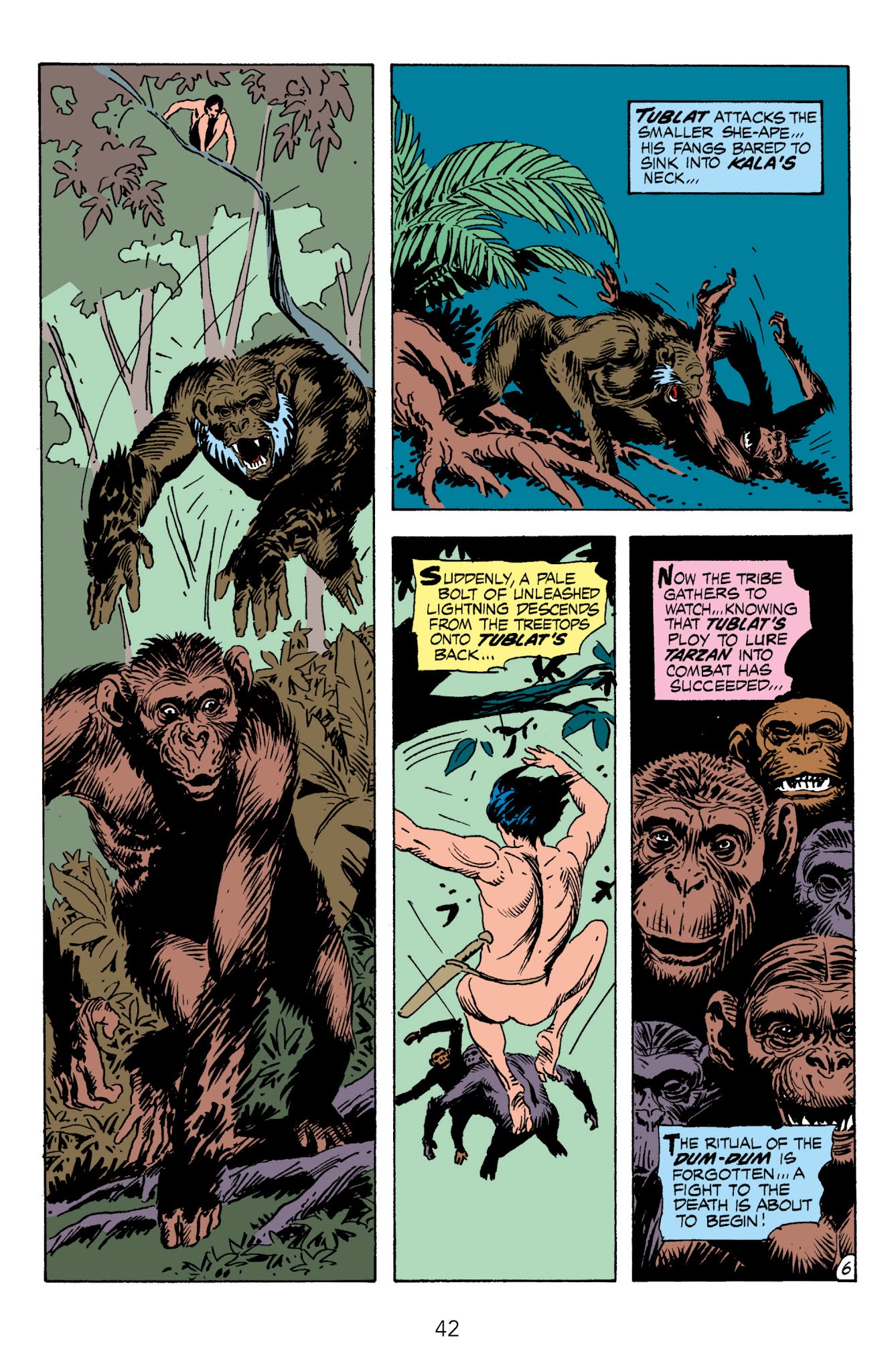 Read online Edgar Rice Burroughs' Tarzan The Joe Kubert Years comic -  Issue # TPB 1 (Part 1) - 43