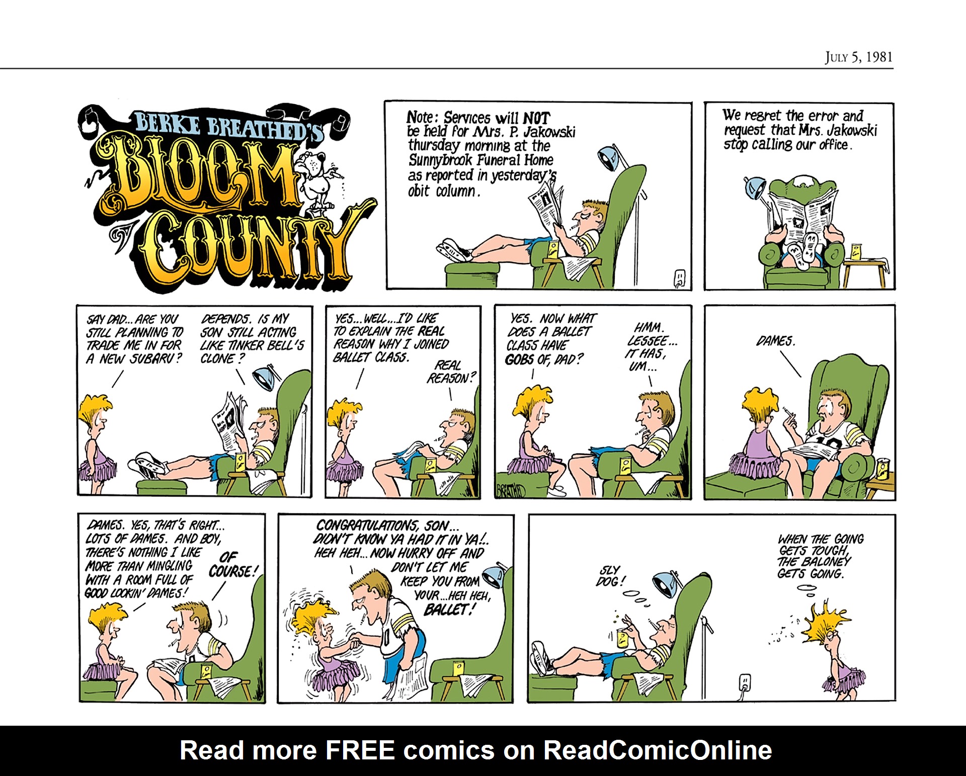 Read online The Bloom County Digital Library comic -  Issue # TPB 1 (Part 2) - 100