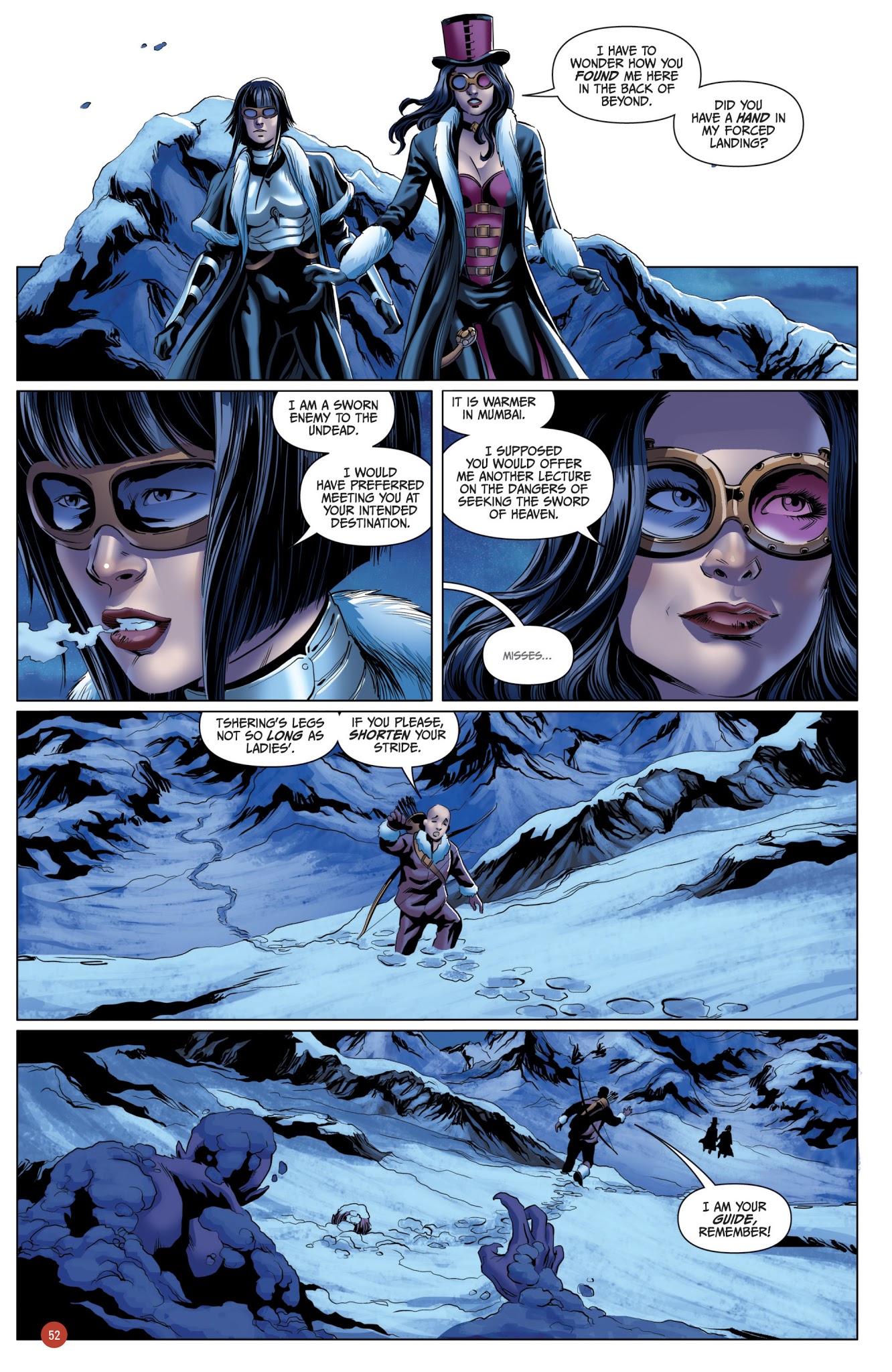 Read online Van Helsing vs. Werewolf comic -  Issue # _TPB 1 - 53