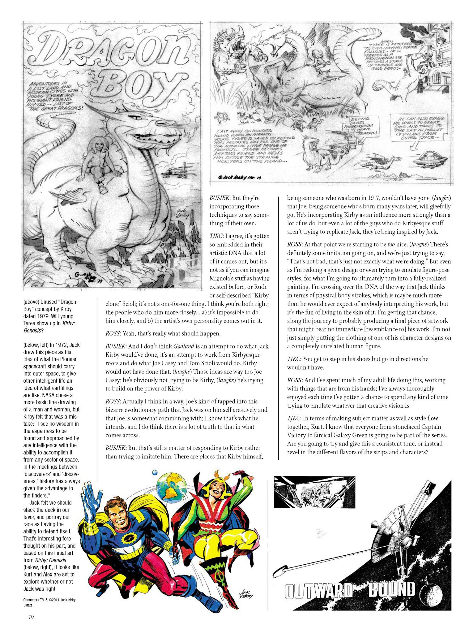 Read online The Jack Kirby Collector comic -  Issue #56 - 68