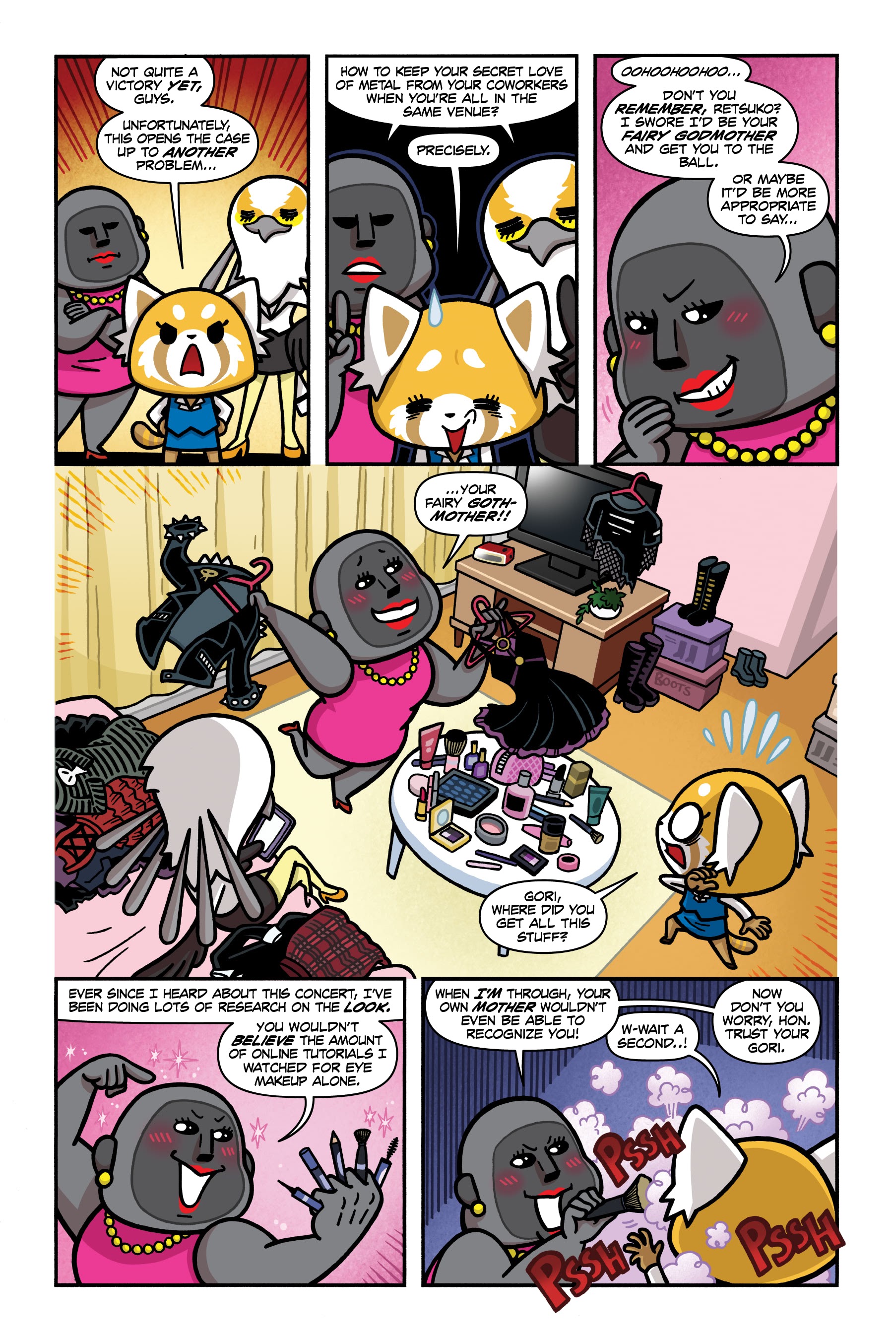 Read online Aggretsuko: Little Rei of Sunshine comic -  Issue # TPB - 25