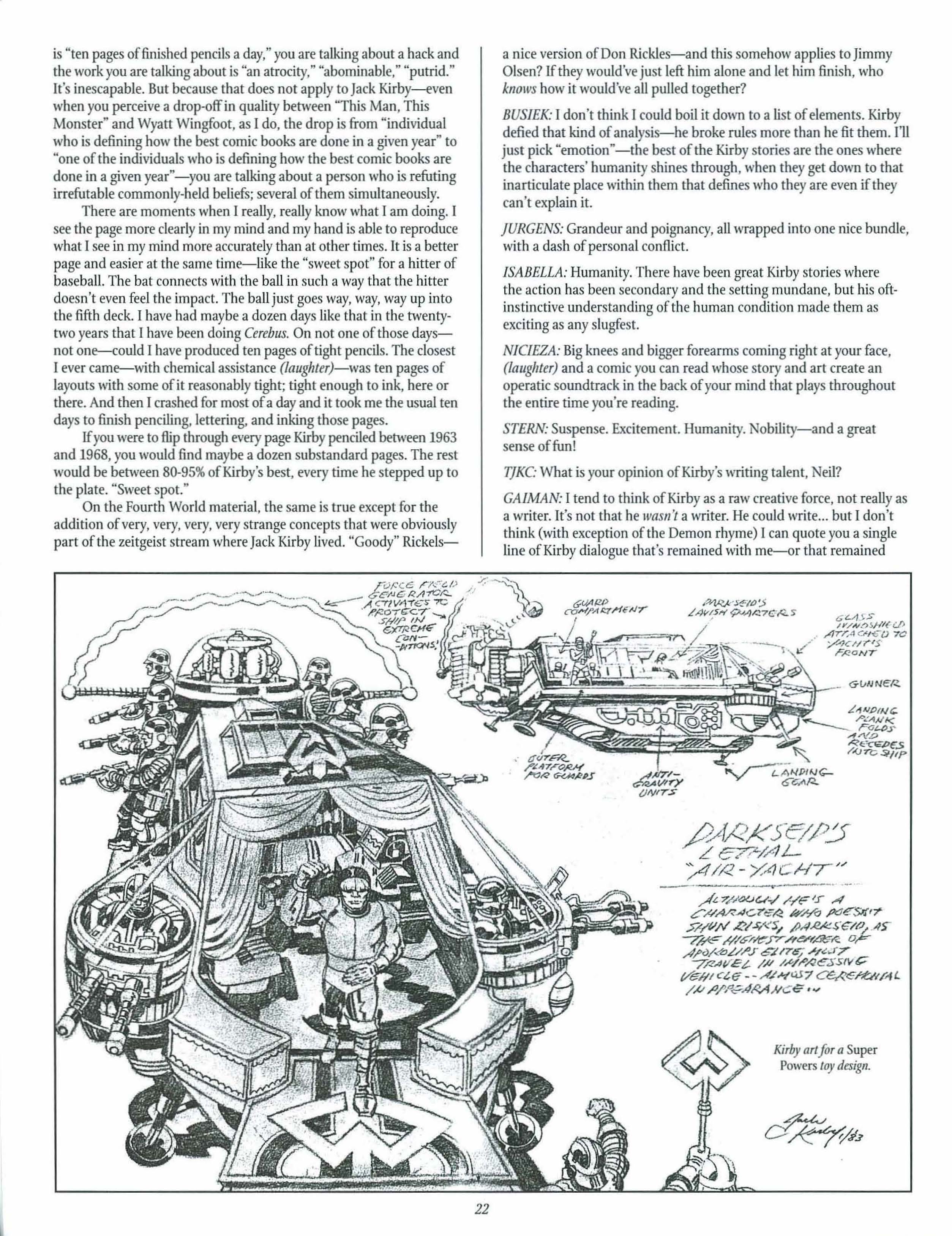 Read online The Jack Kirby Collector comic -  Issue #27 - 22