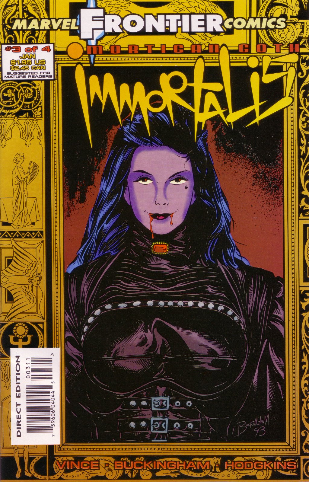 Read online Mortigan Goth: Immortalis comic -  Issue #3 - 1