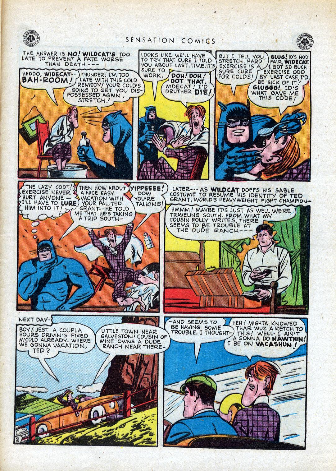 Read online Sensation (Mystery) Comics comic -  Issue #41 - 43