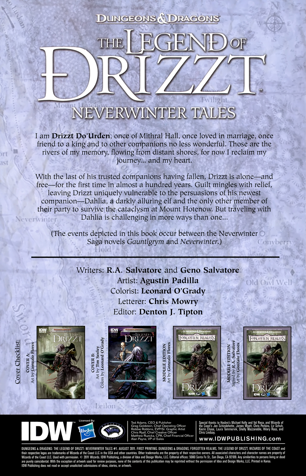 Read online Dungeons & Dragons: The Legend of Drizzt: Neverwinter Tales comic -  Issue #1 - 3