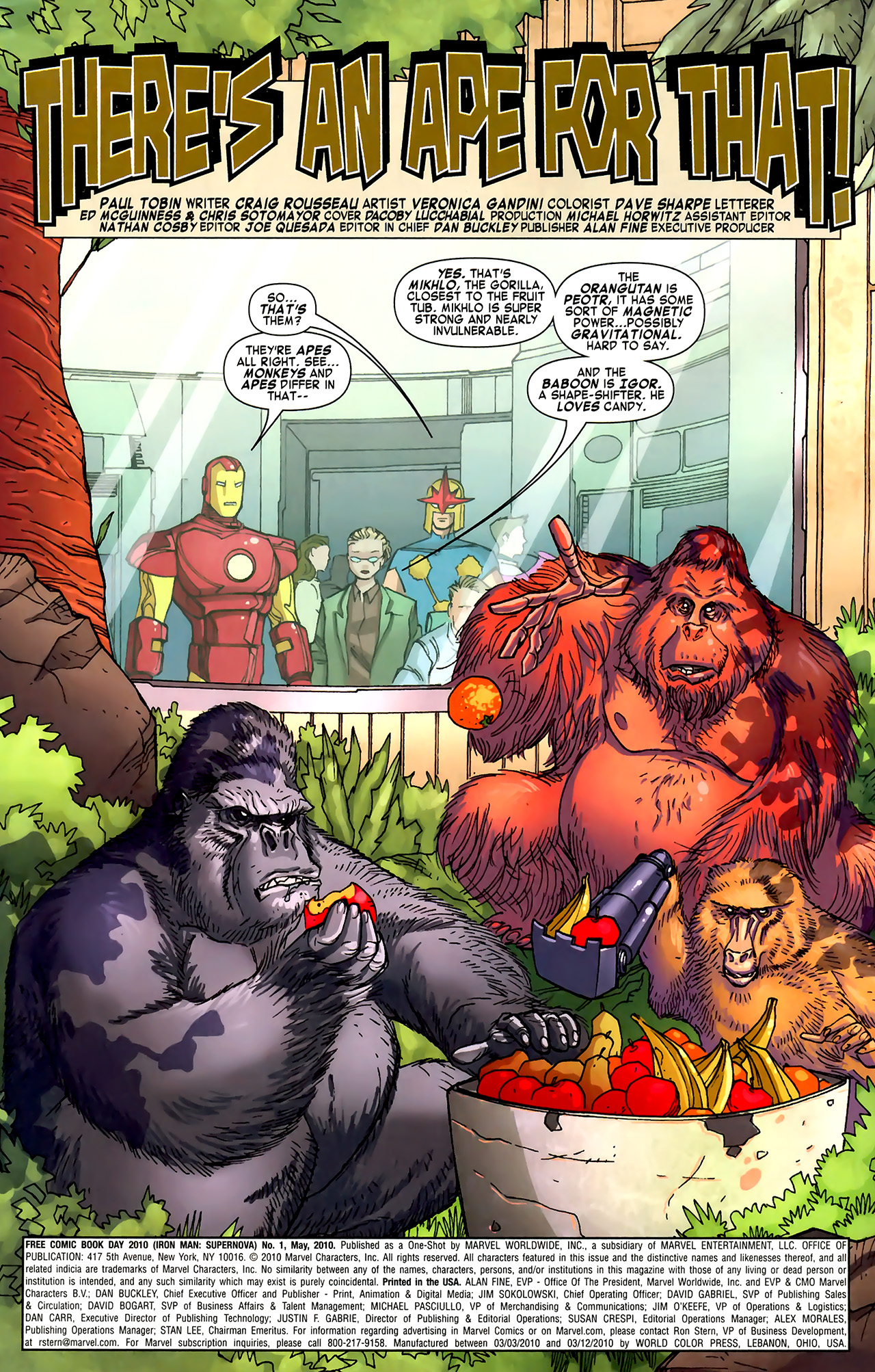 Read online Free Comic Book Day 2010 (Iron Man: Supernova) comic -  Issue # Full - 5