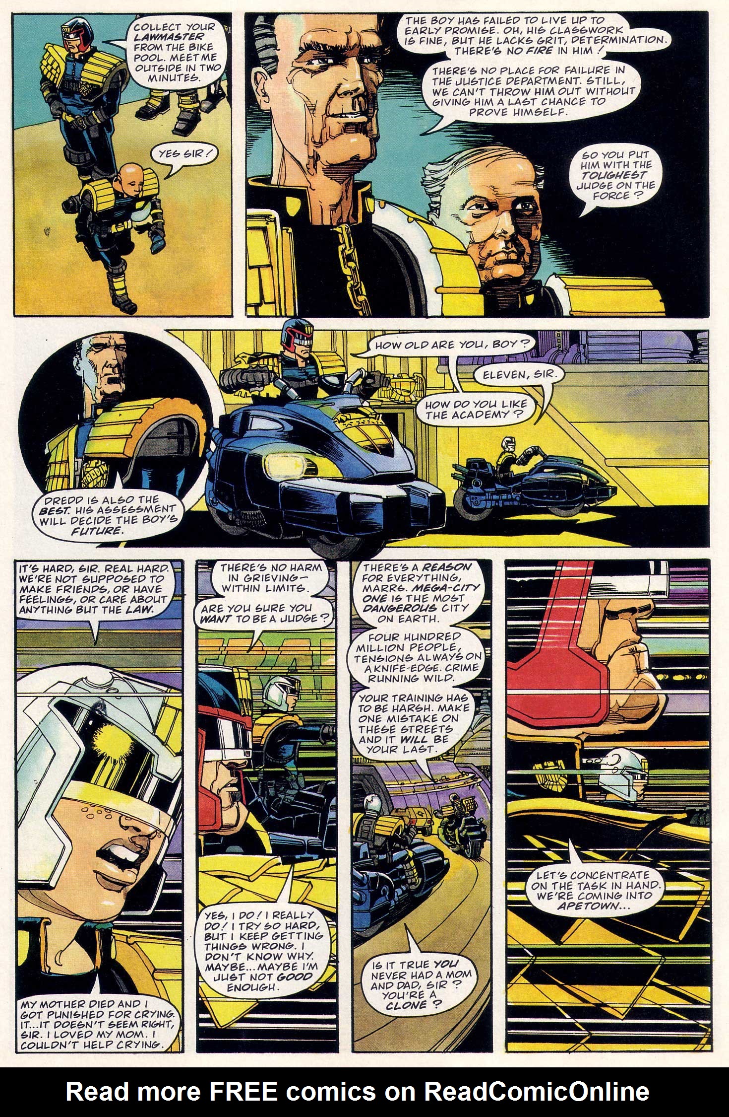 Read online Judge Dredd Lawman of the Future comic -  Issue #2 - 7
