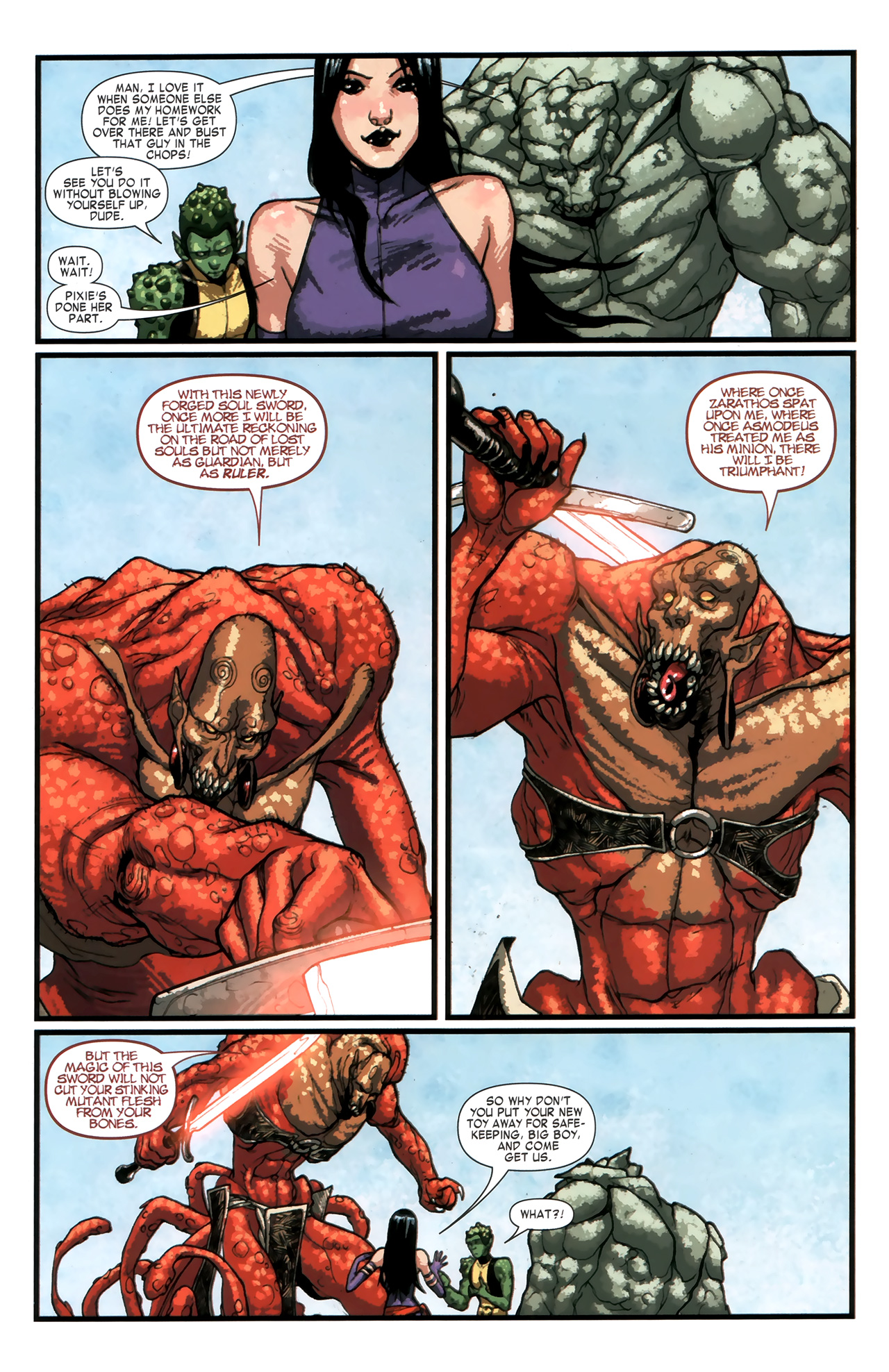 Read online X-Men: Pixie Strikes Back comic -  Issue #4 - 17