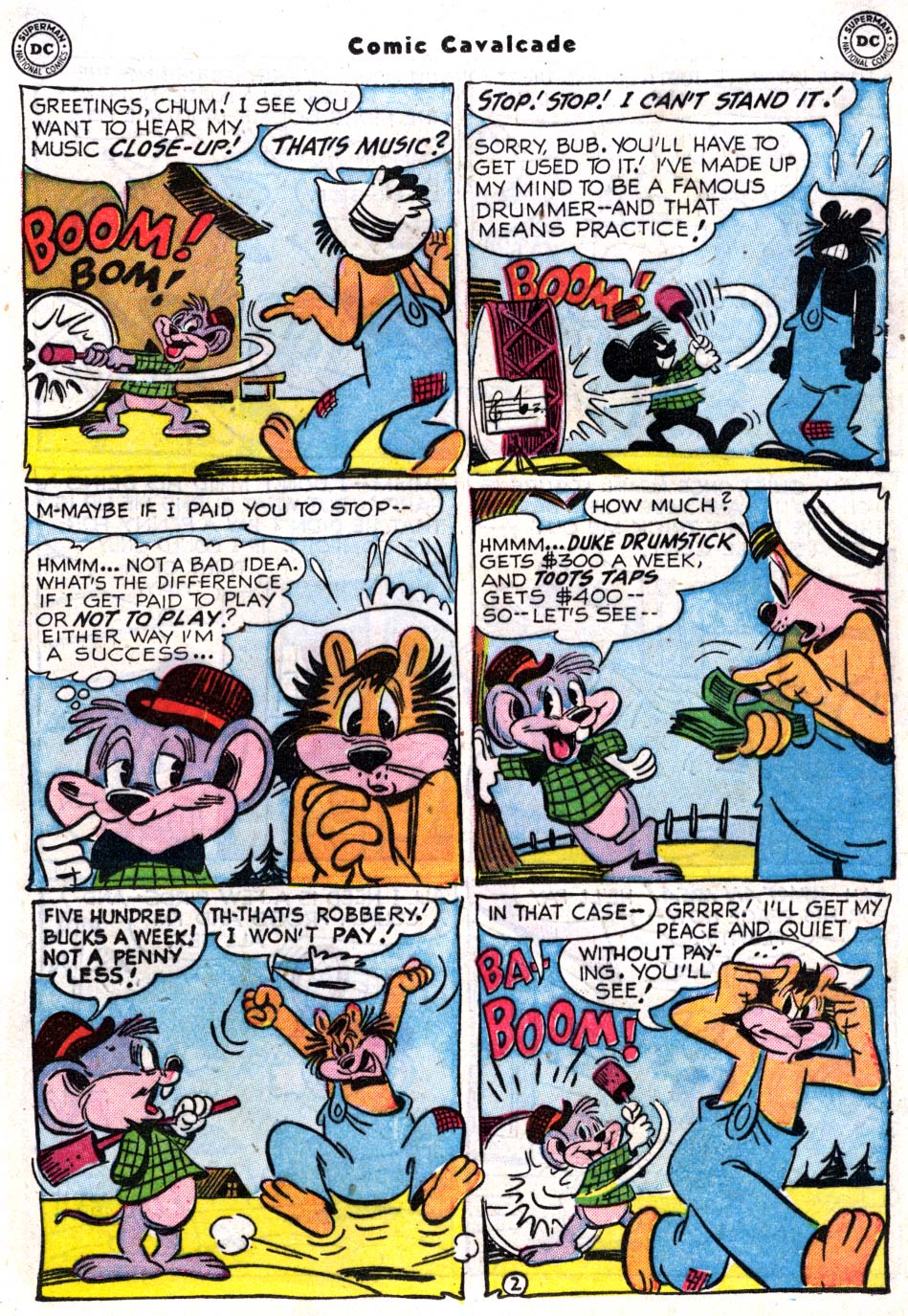 Read online Comic Cavalcade comic -  Issue #46 - 47