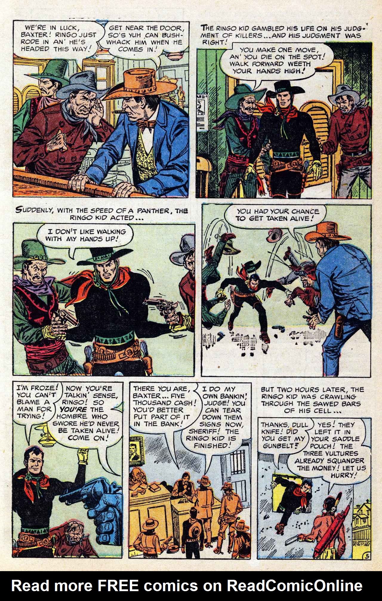 Read online Ringo Kid comic -  Issue #6 - 8