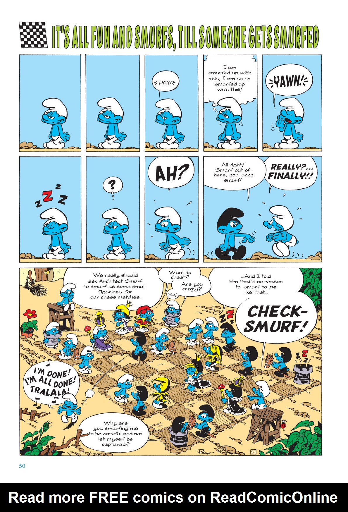 Read online The Smurfs comic -  Issue #10 - 51