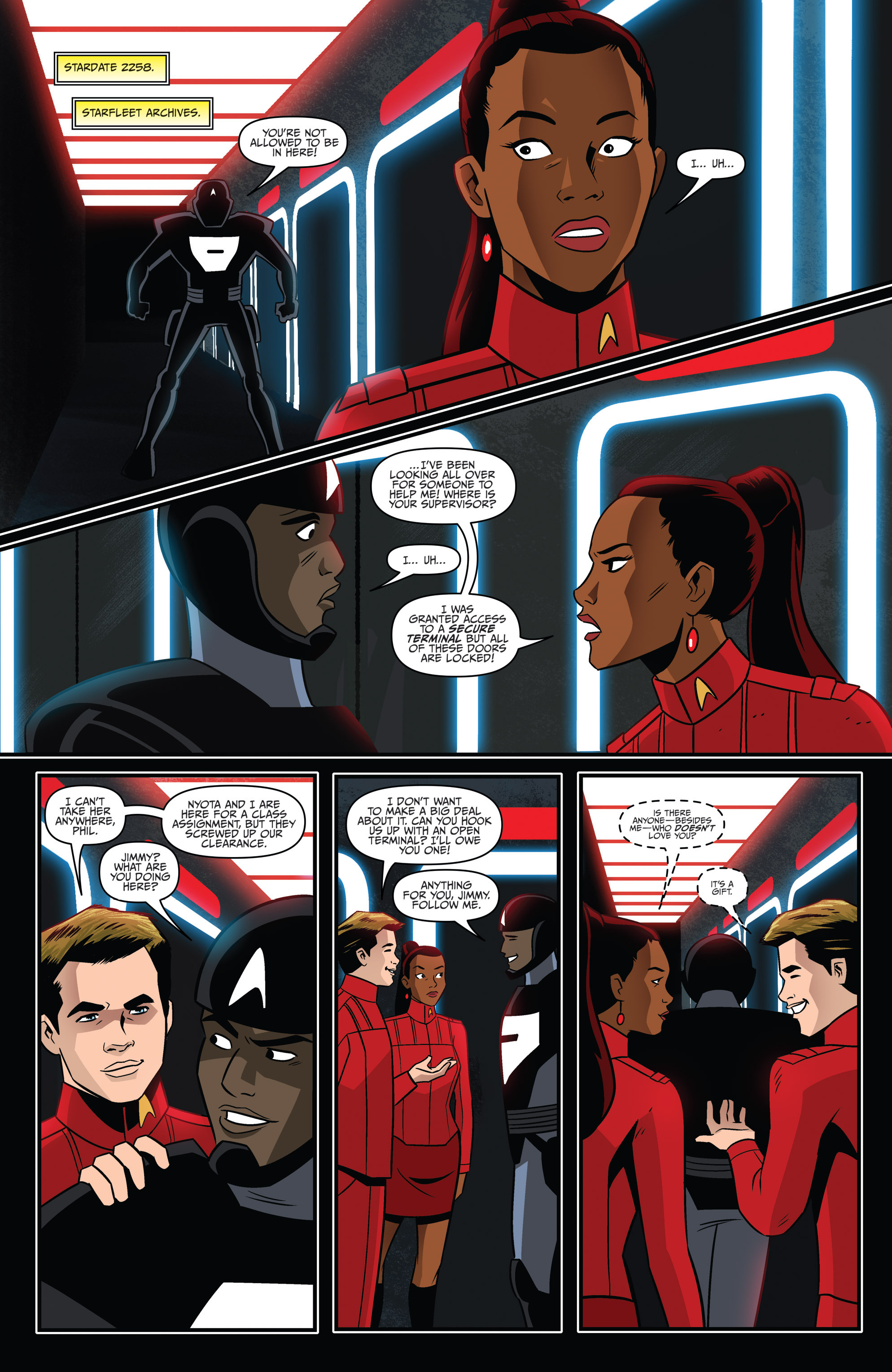 Read online Star Trek: Starfleet Academy (2015) comic -  Issue #3 - 3