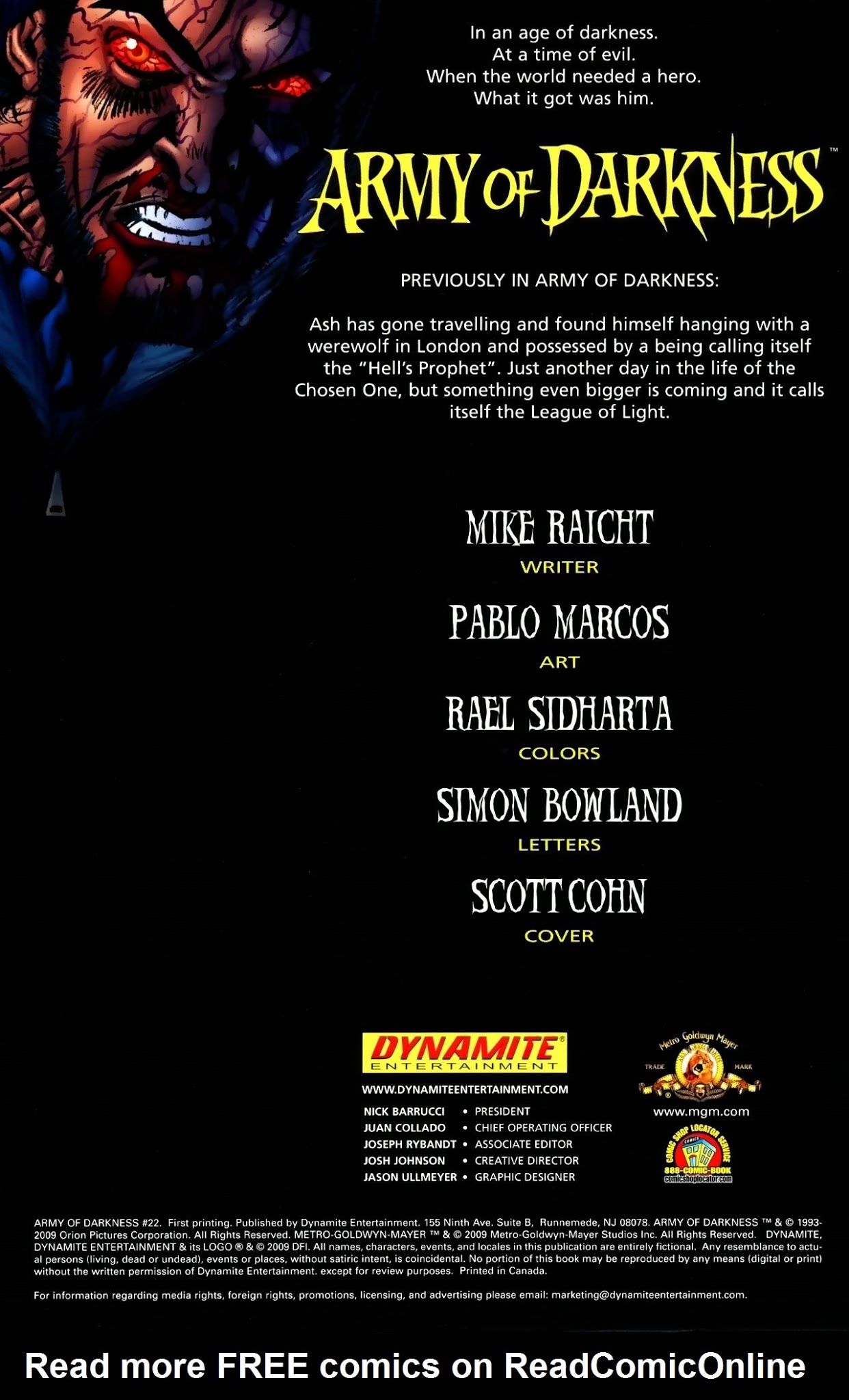 Read online Army of Darkness (2009) comic -  Issue #22 - 2