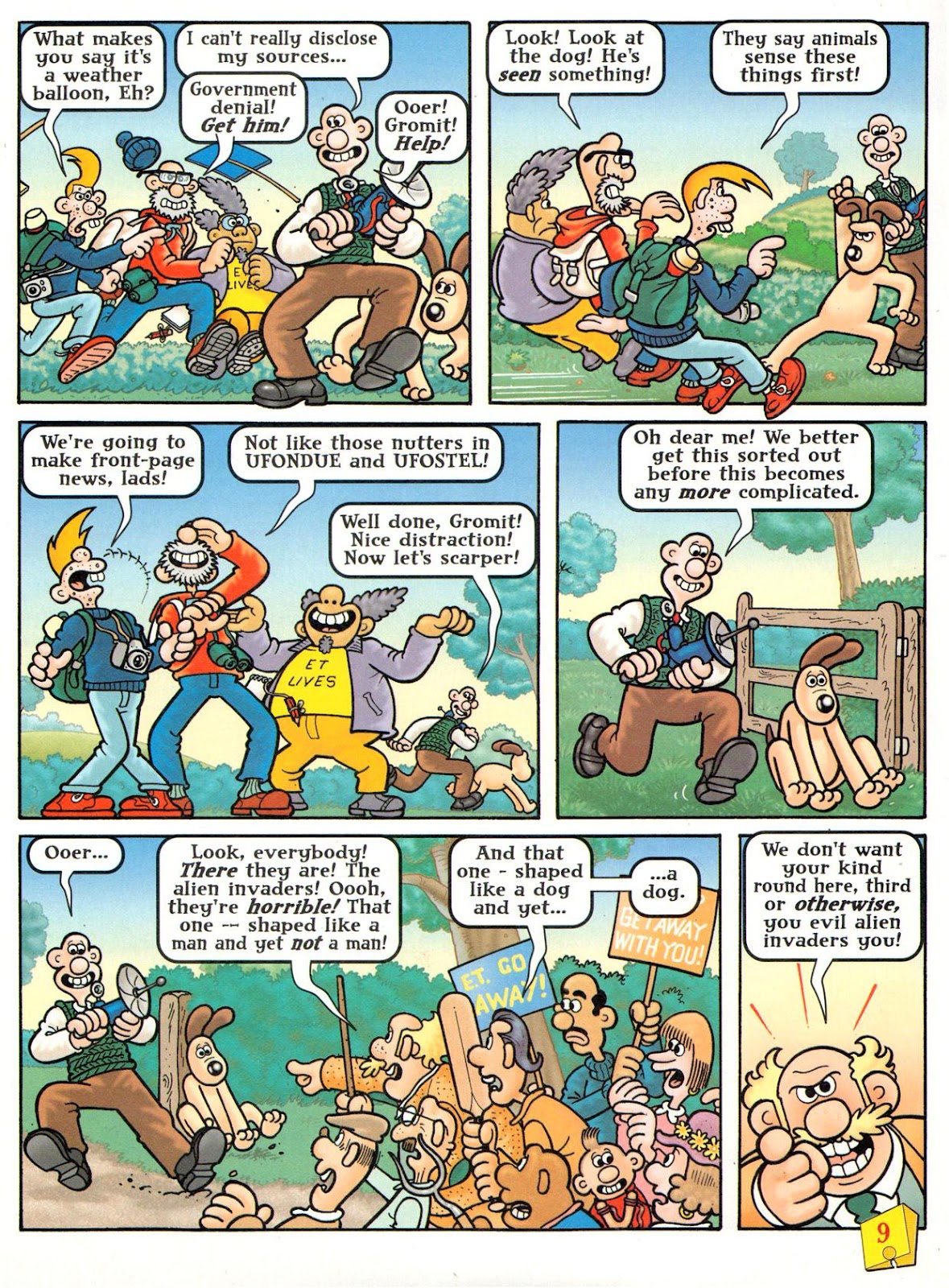 Wallace & Gromit Comic issue 10 - Page 9