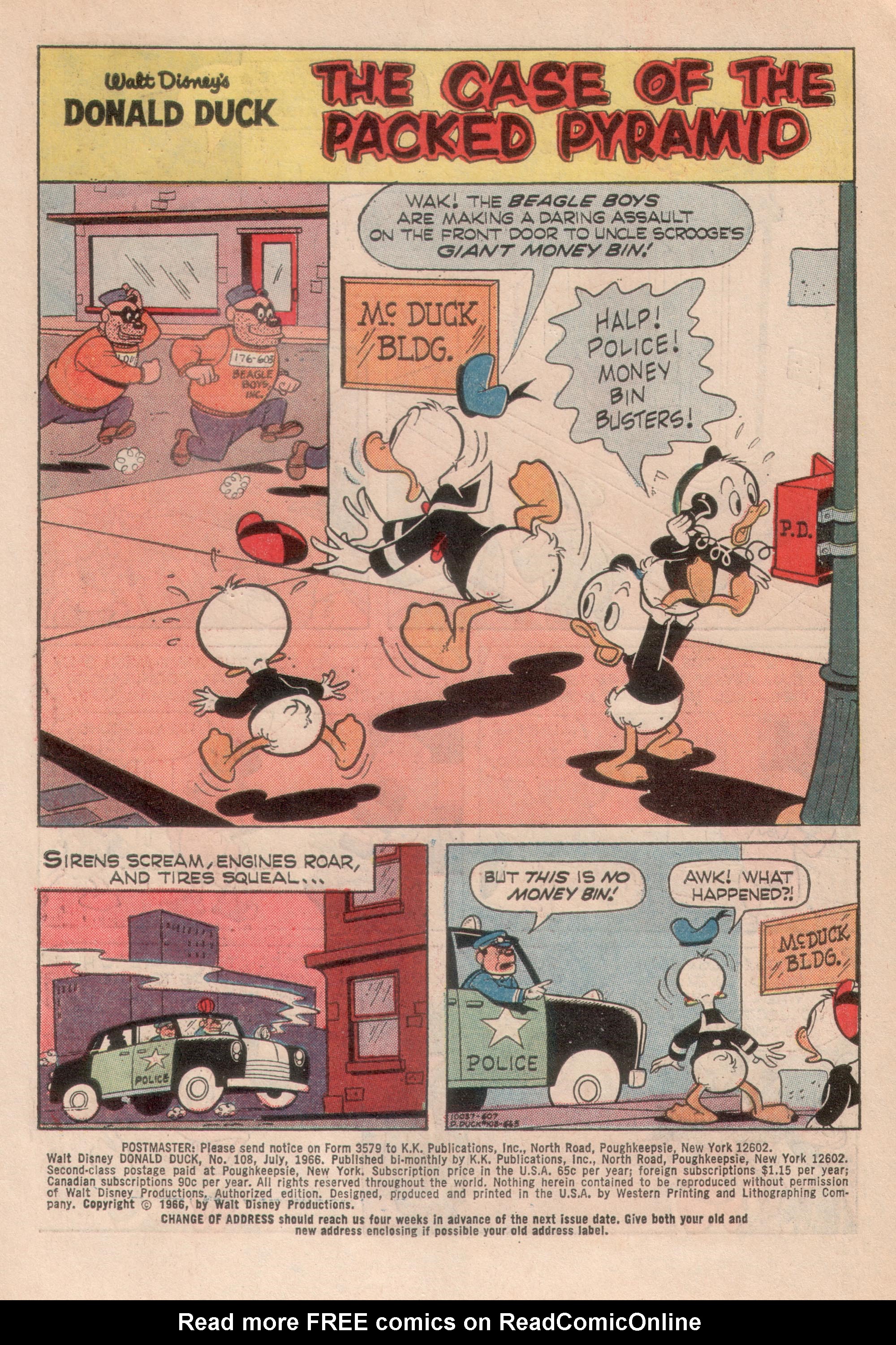 Read online Walt Disney's Donald Duck (1952) comic -  Issue #108 - 3