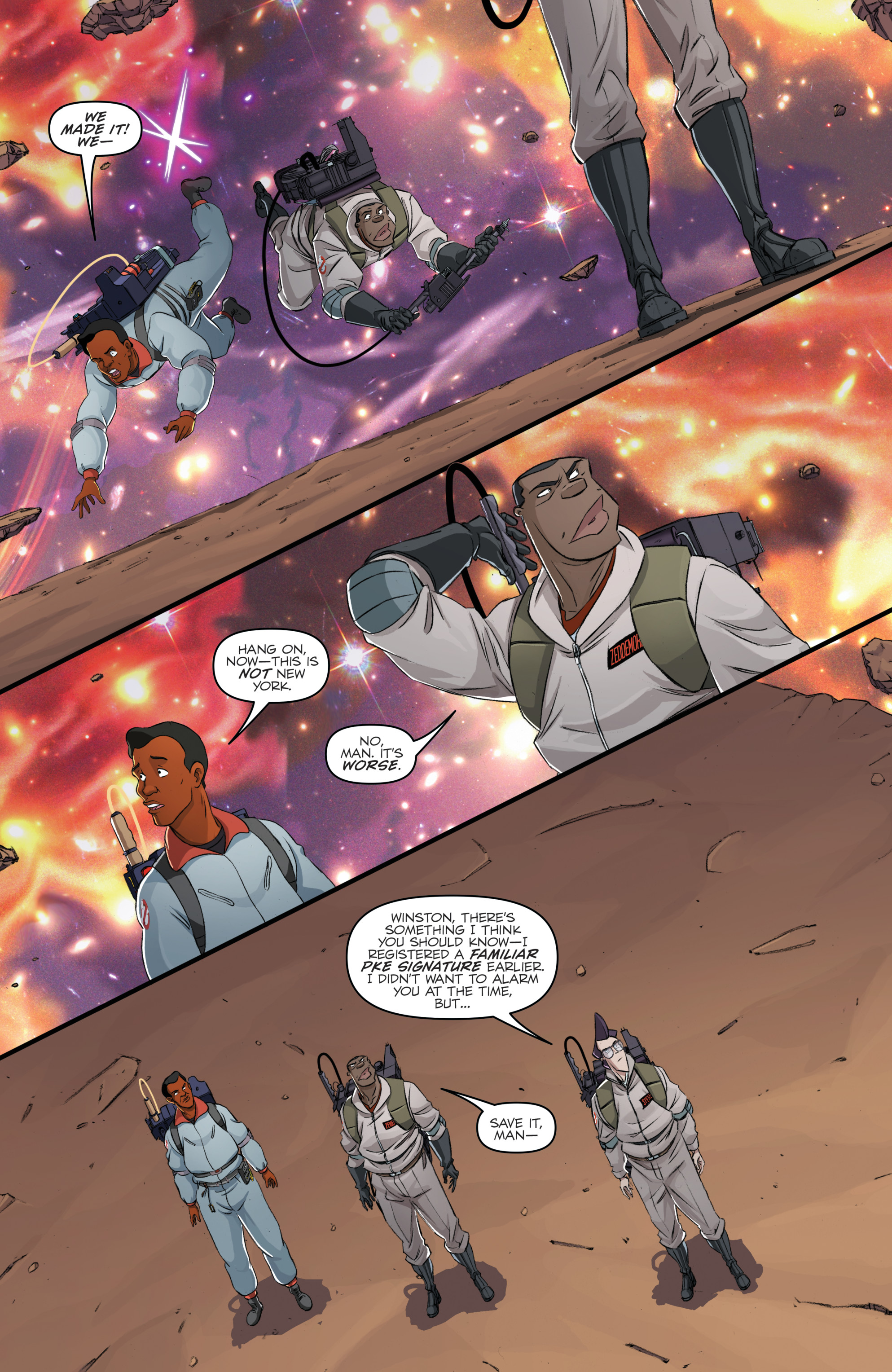 Read online Ghostbusters: Crossing Over comic -  Issue # _TPB - 199
