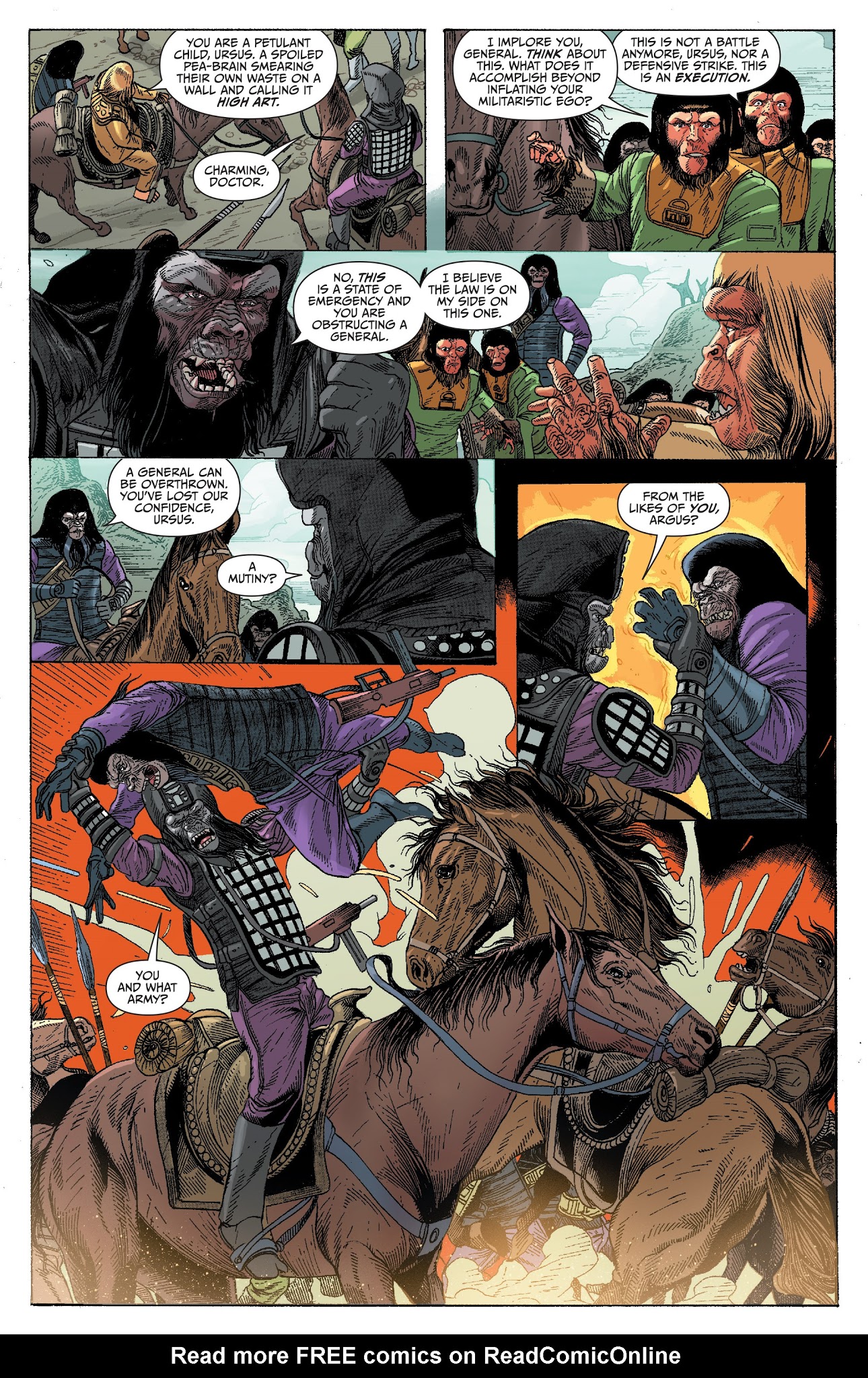 Read online Kong on the Planet of the Apes comic -  Issue #6 - 9