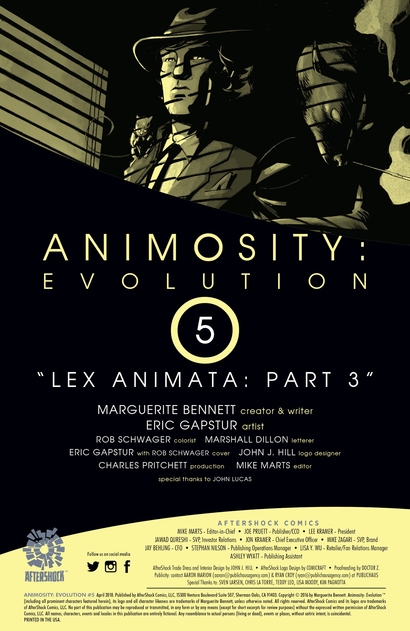 Read online Animosity: Evolution comic -  Issue #5 - 2