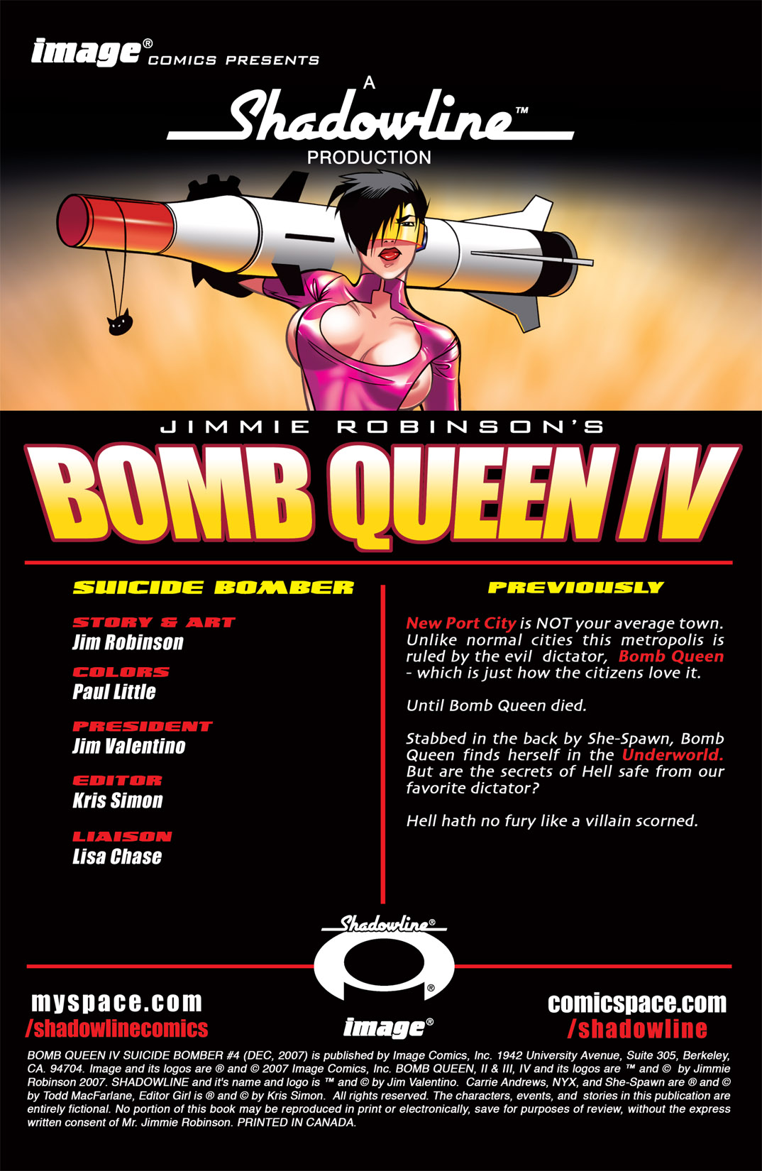 Read online Bomb Queen IV: Suicide Bomber comic -  Issue #4 - 2