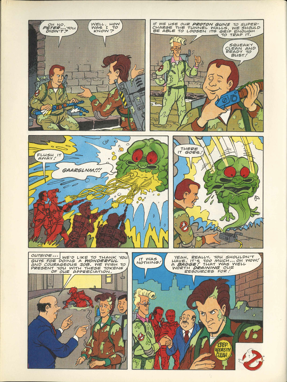 Read online The Real Ghostbusters comic -  Issue #188 - 34