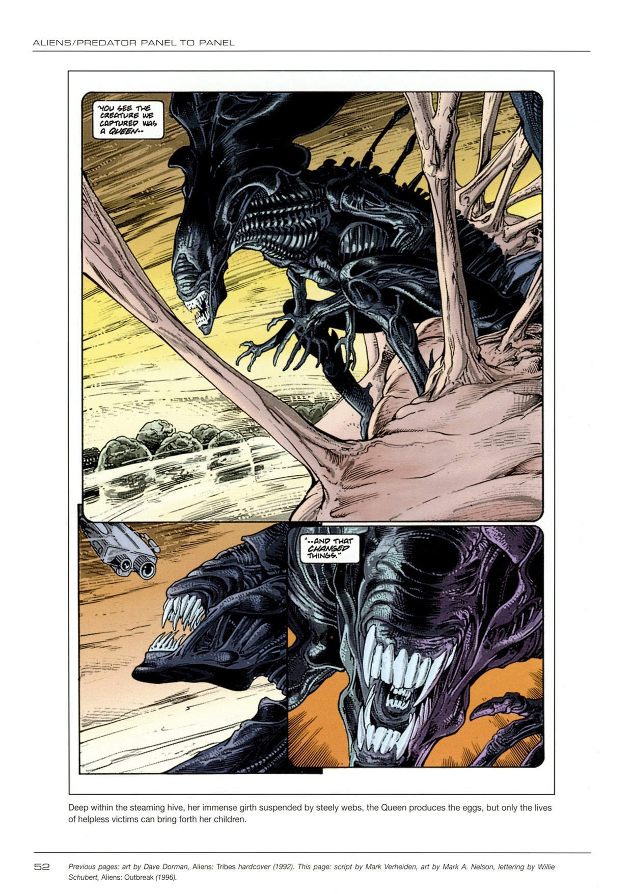 Read online Aliens/Predator: Panel to Panel comic -  Issue # TPB (Part 1) - 48