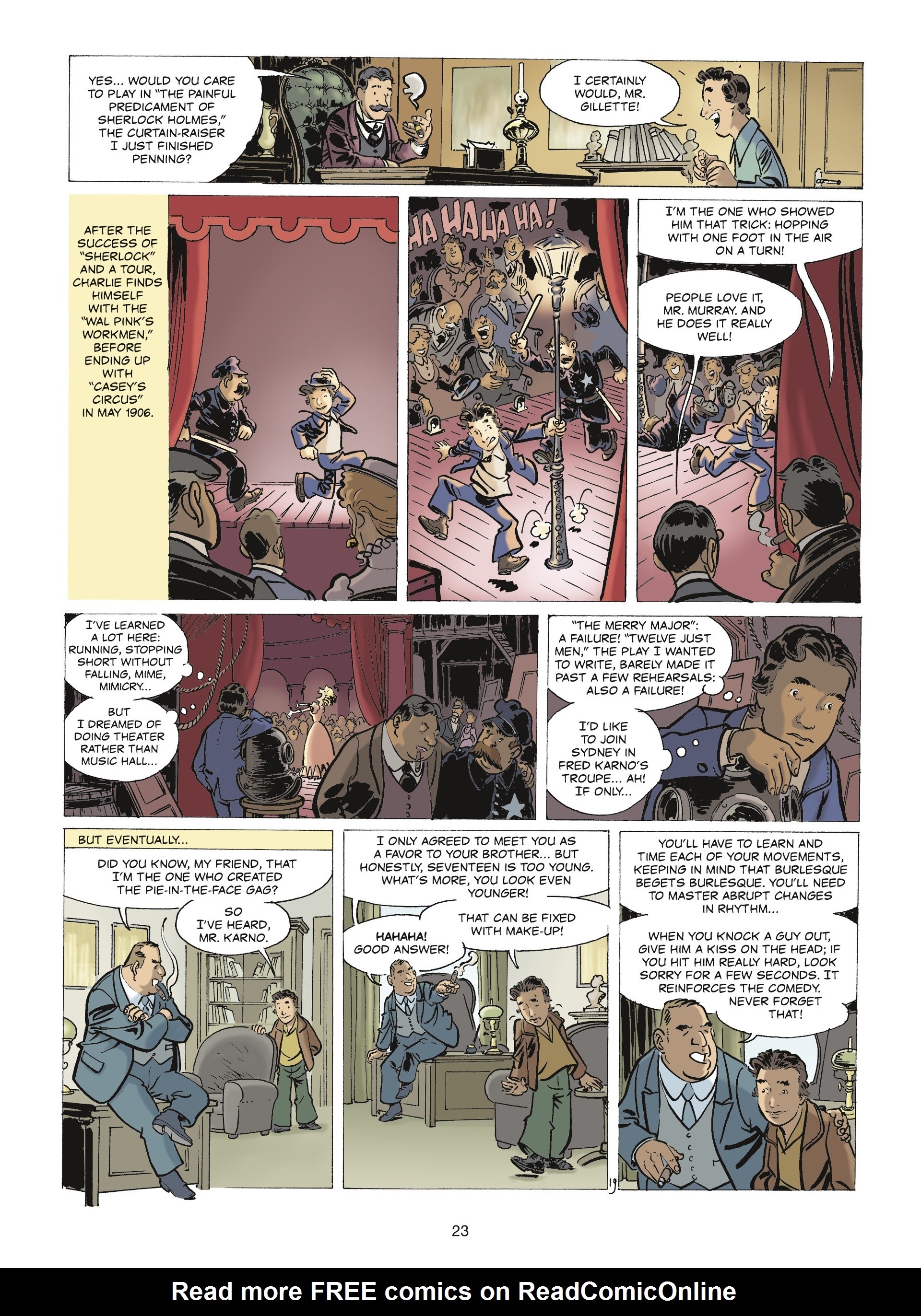 Read online The Stars of History: Charlie Chaplin comic -  Issue # TPB - 21