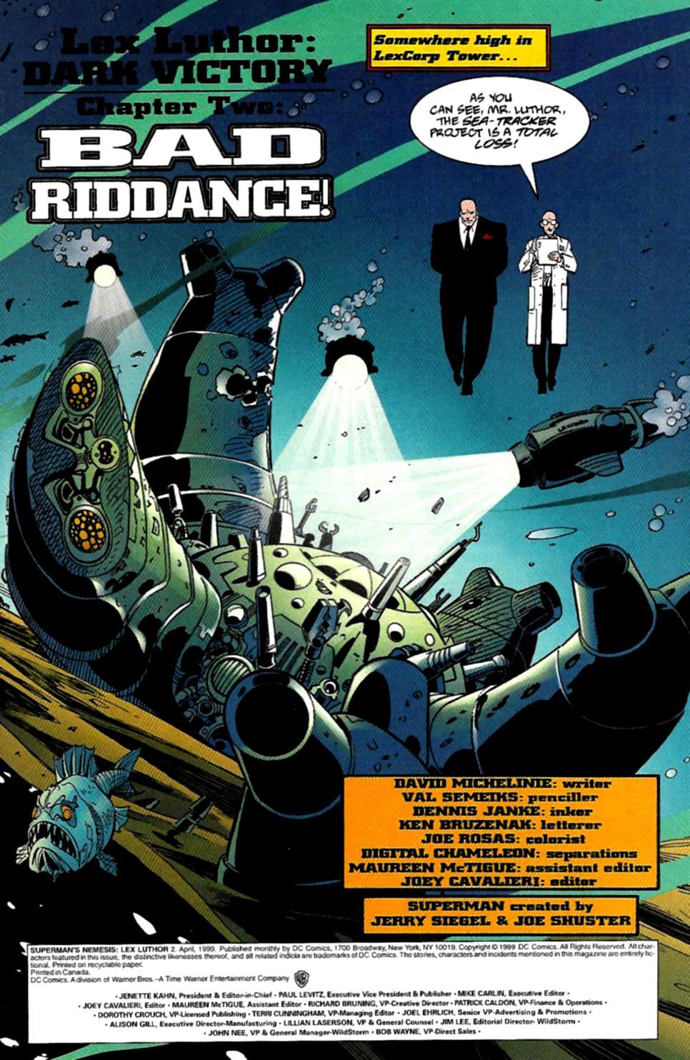 Read online Superman's Nemesis: Lex Luthor comic -  Issue #2 - 2