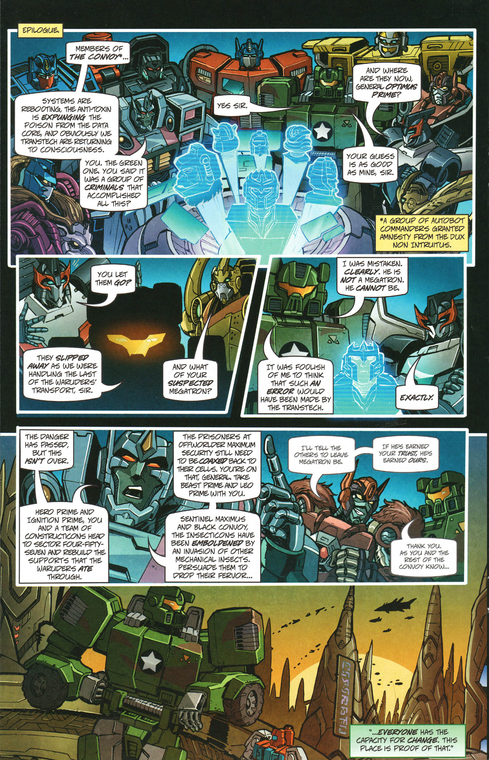 Read online Transformers: Timelines comic -  Issue #11 - 24