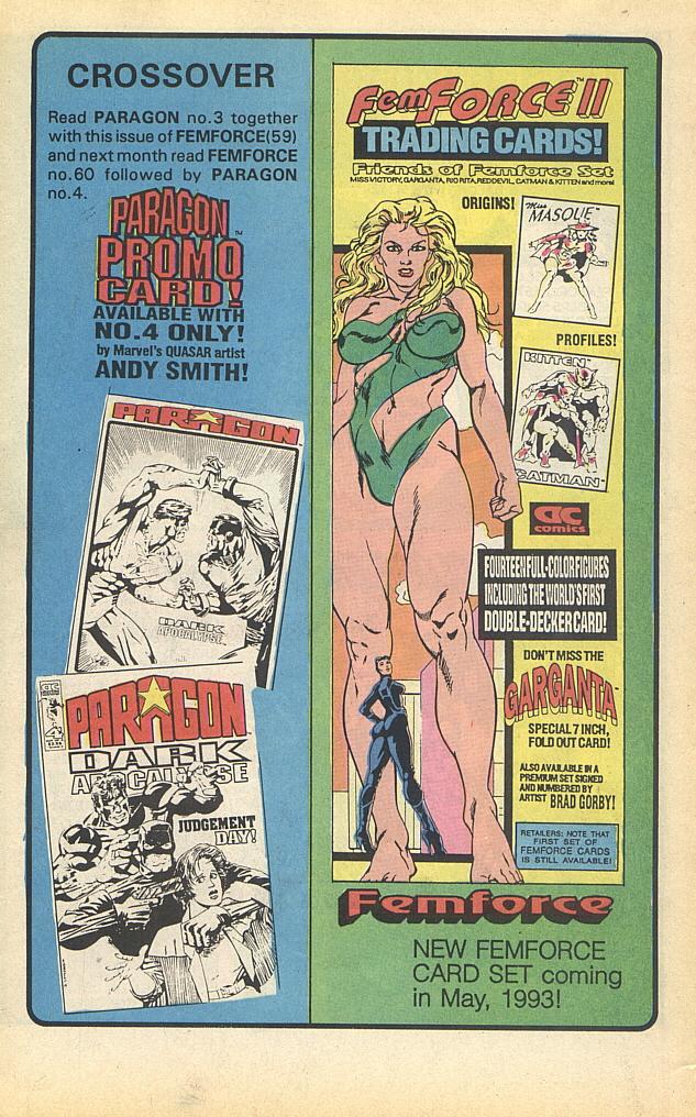 Read online Femforce comic -  Issue #59 - 34