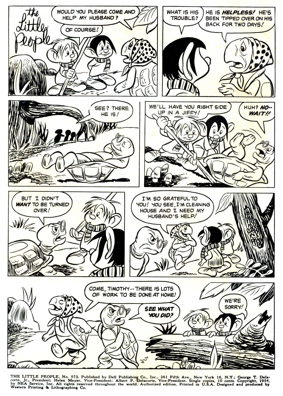 Read online Four Color Comics comic -  Issue #573 - 2