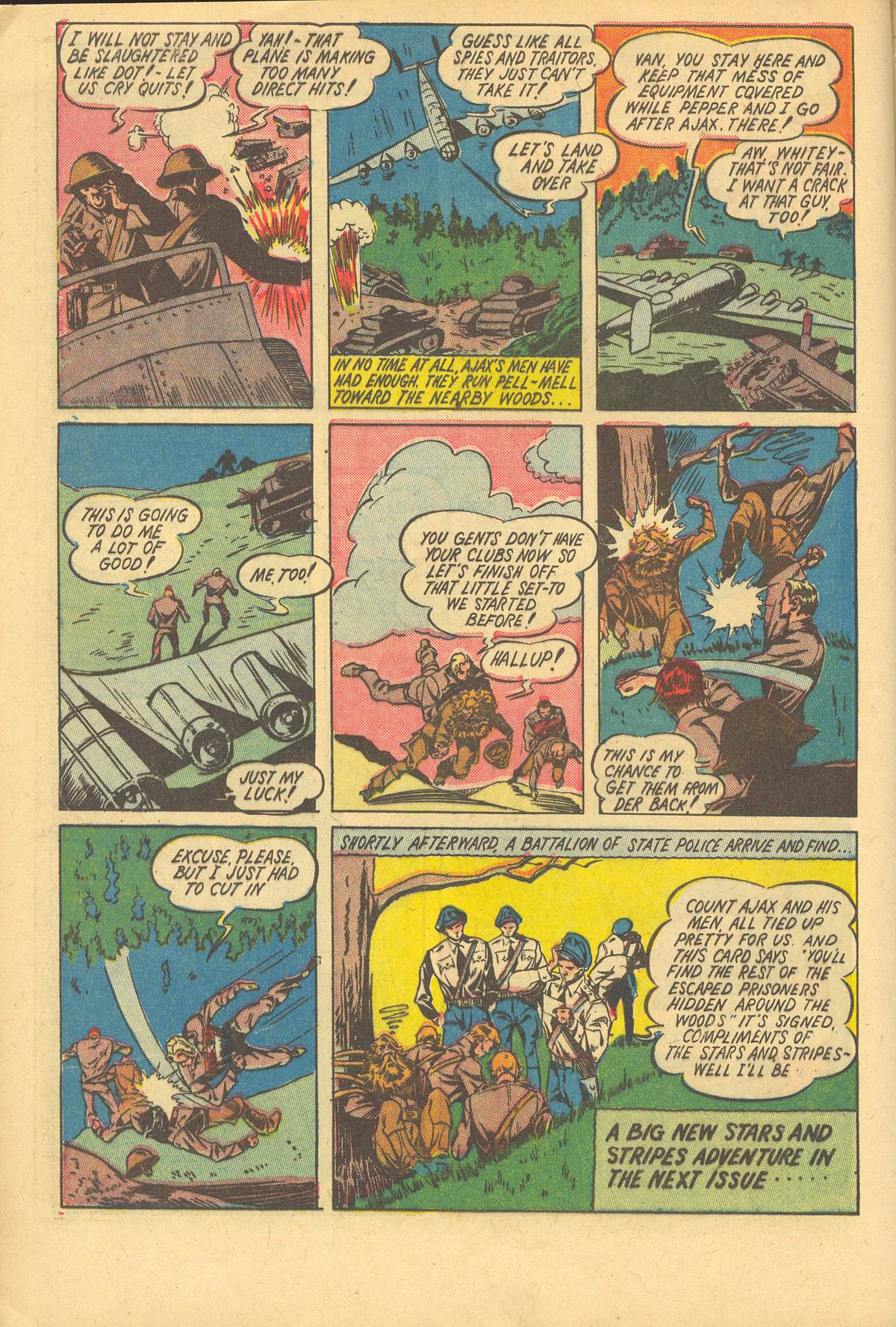 Read online Stars and Stripes Comics comic -  Issue #5 - 13