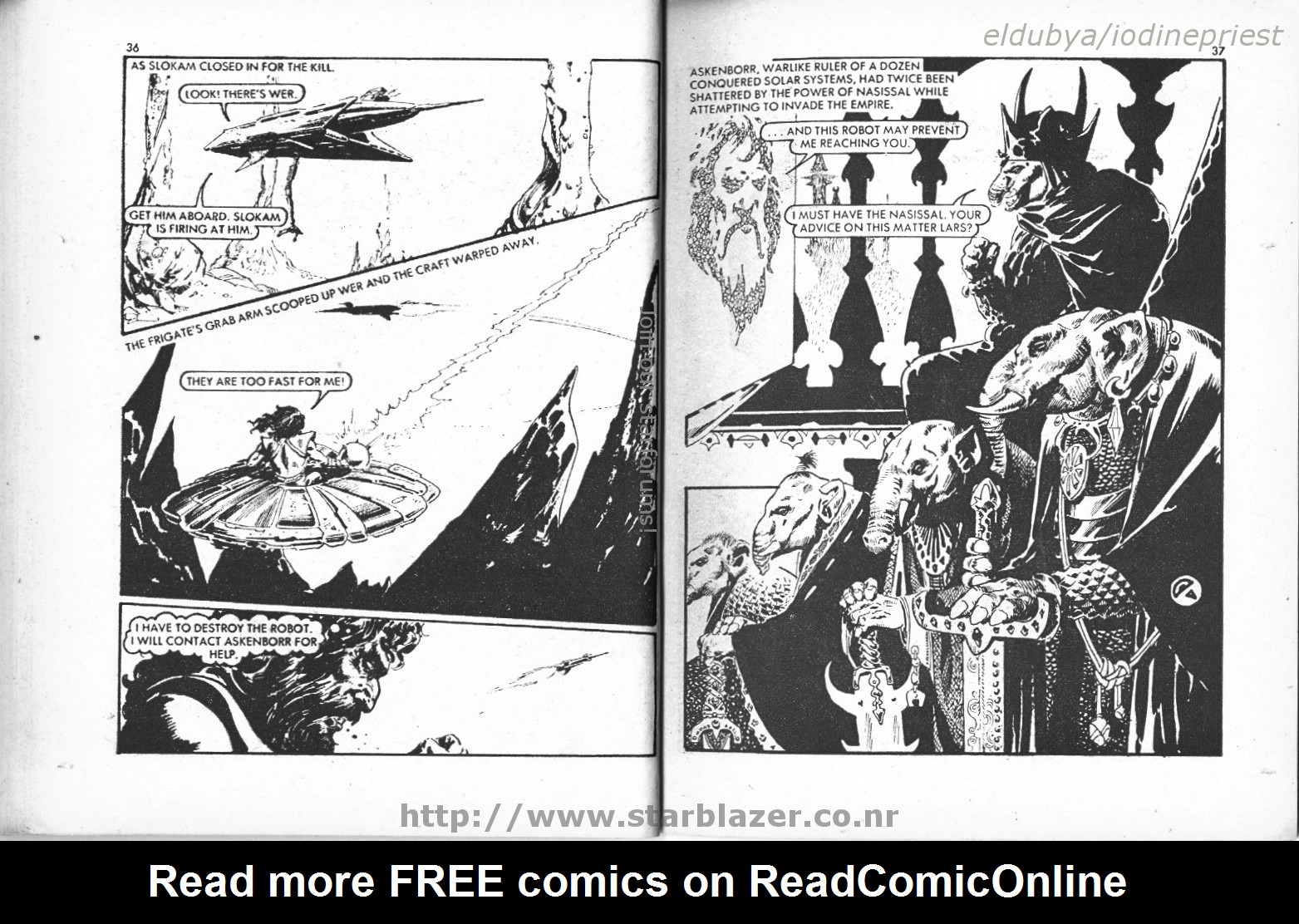 Read online Starblazer comic -  Issue #36 - 20