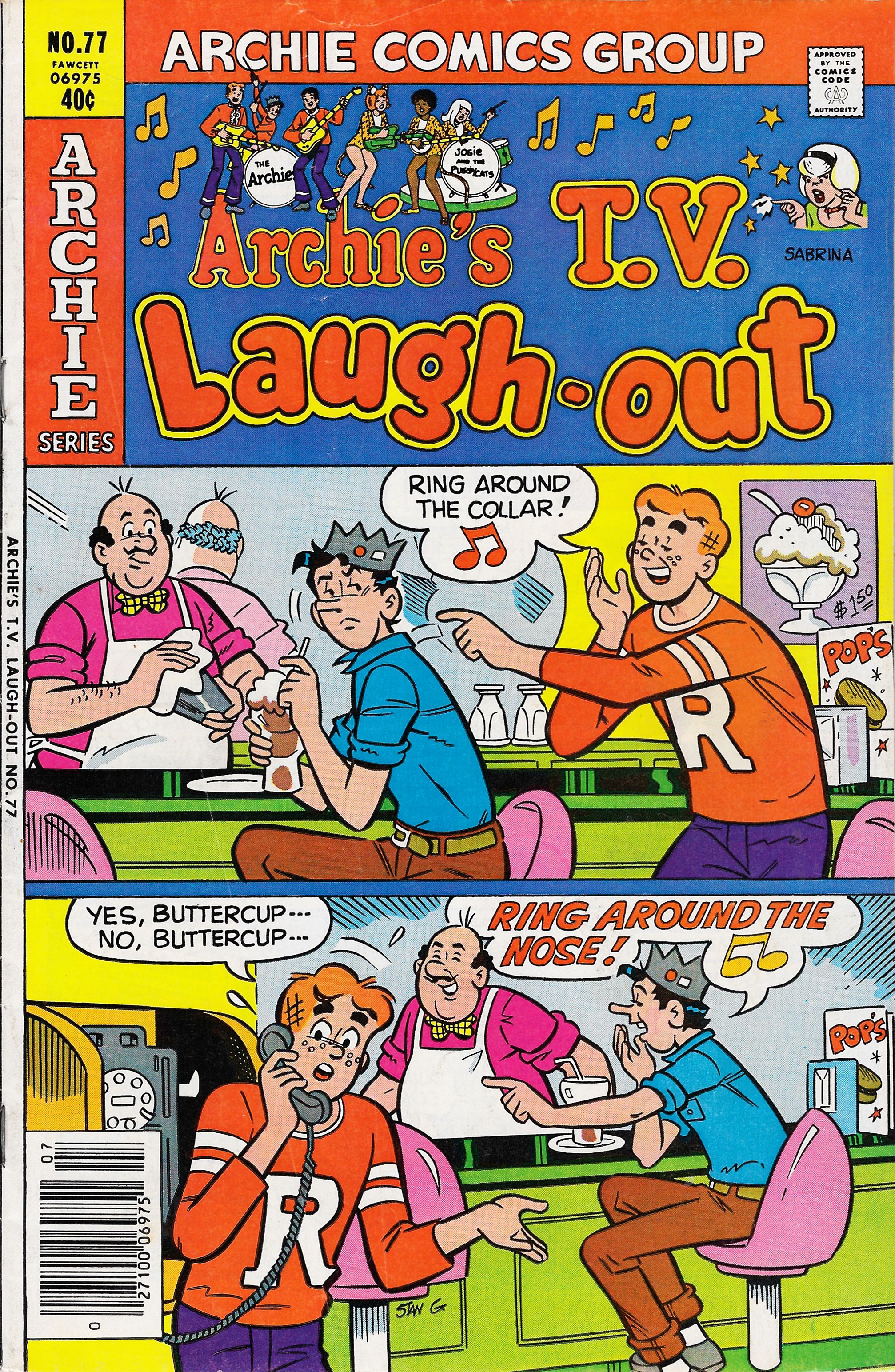 Read online Archie's TV Laugh-Out comic -  Issue #77 - 1