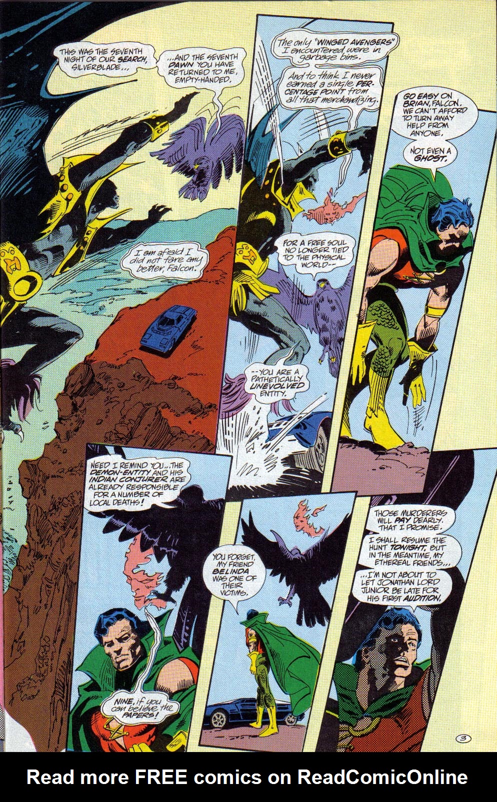 Read online Silverblade comic -  Issue #5 - 4