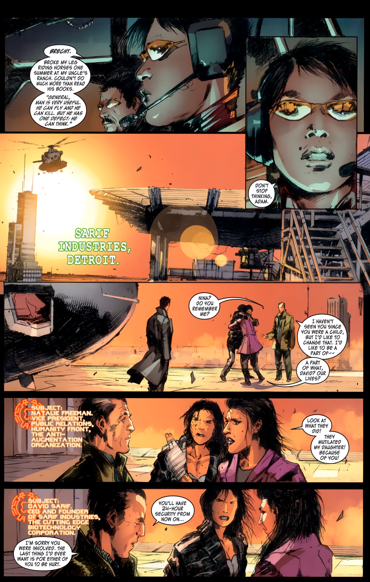 Read online Deus Ex comic -  Issue #1 - 12