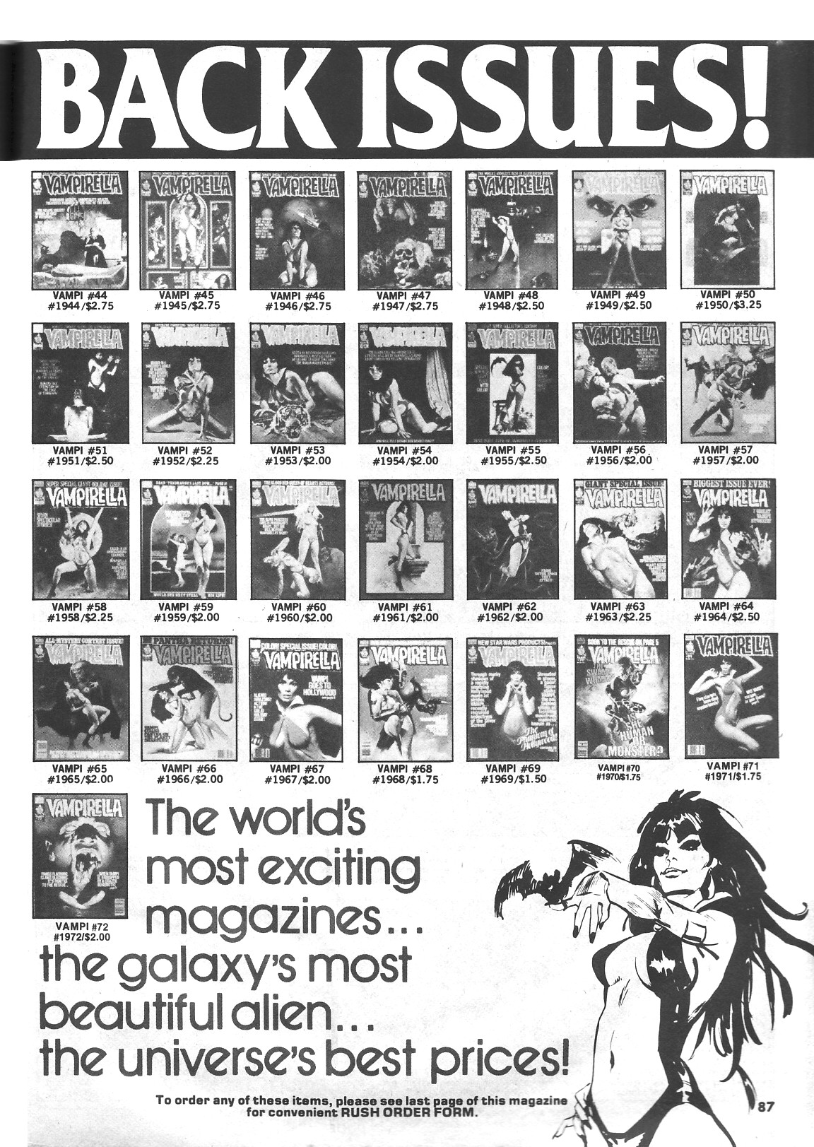 Read online Vampirella (1969) comic -  Issue #73 - 87