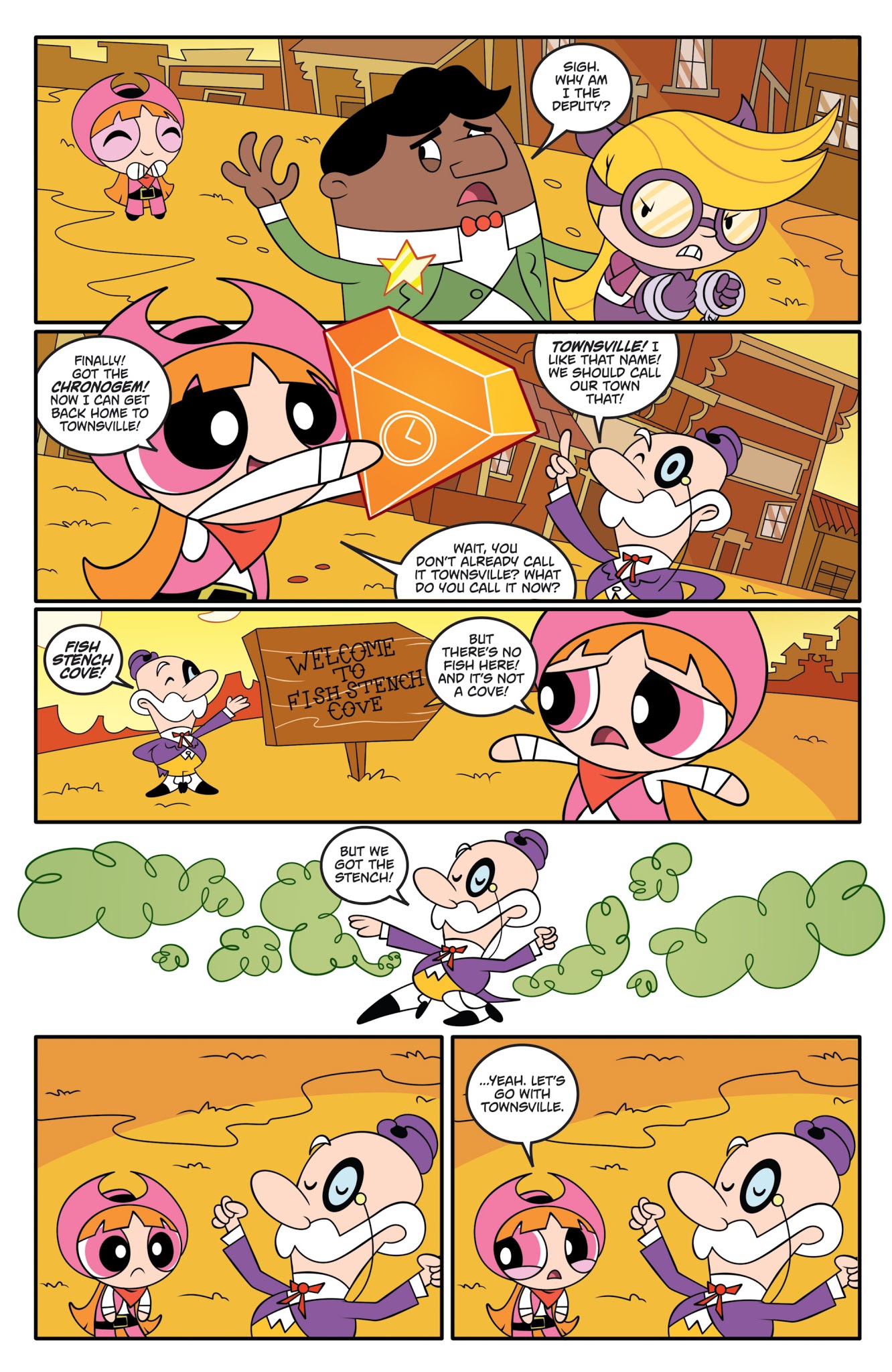 Read online Powerpuff Girls: The Time Tie comic -  Issue #1 - 19