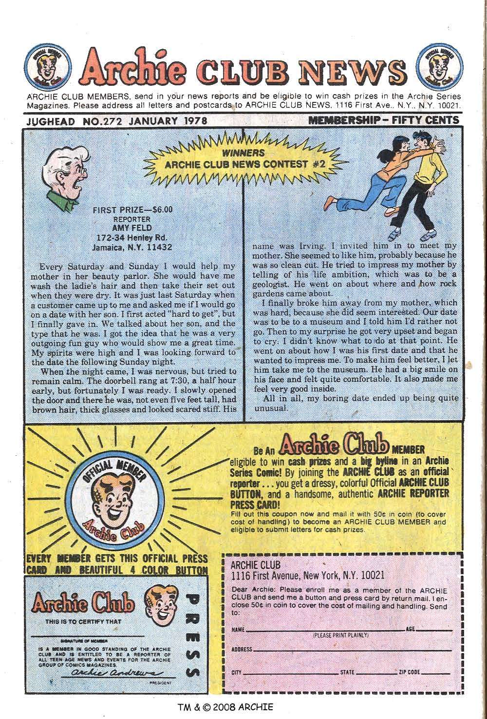 Read online Jughead (1965) comic -  Issue #272 - 26