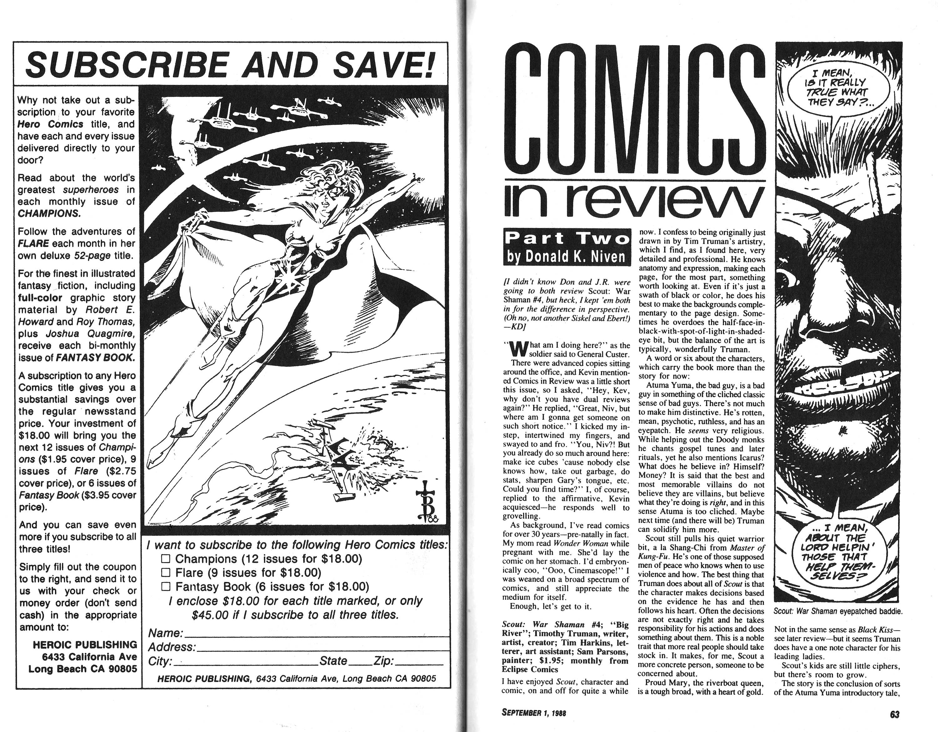 Read online Amazing Heroes comic -  Issue #148 - 32