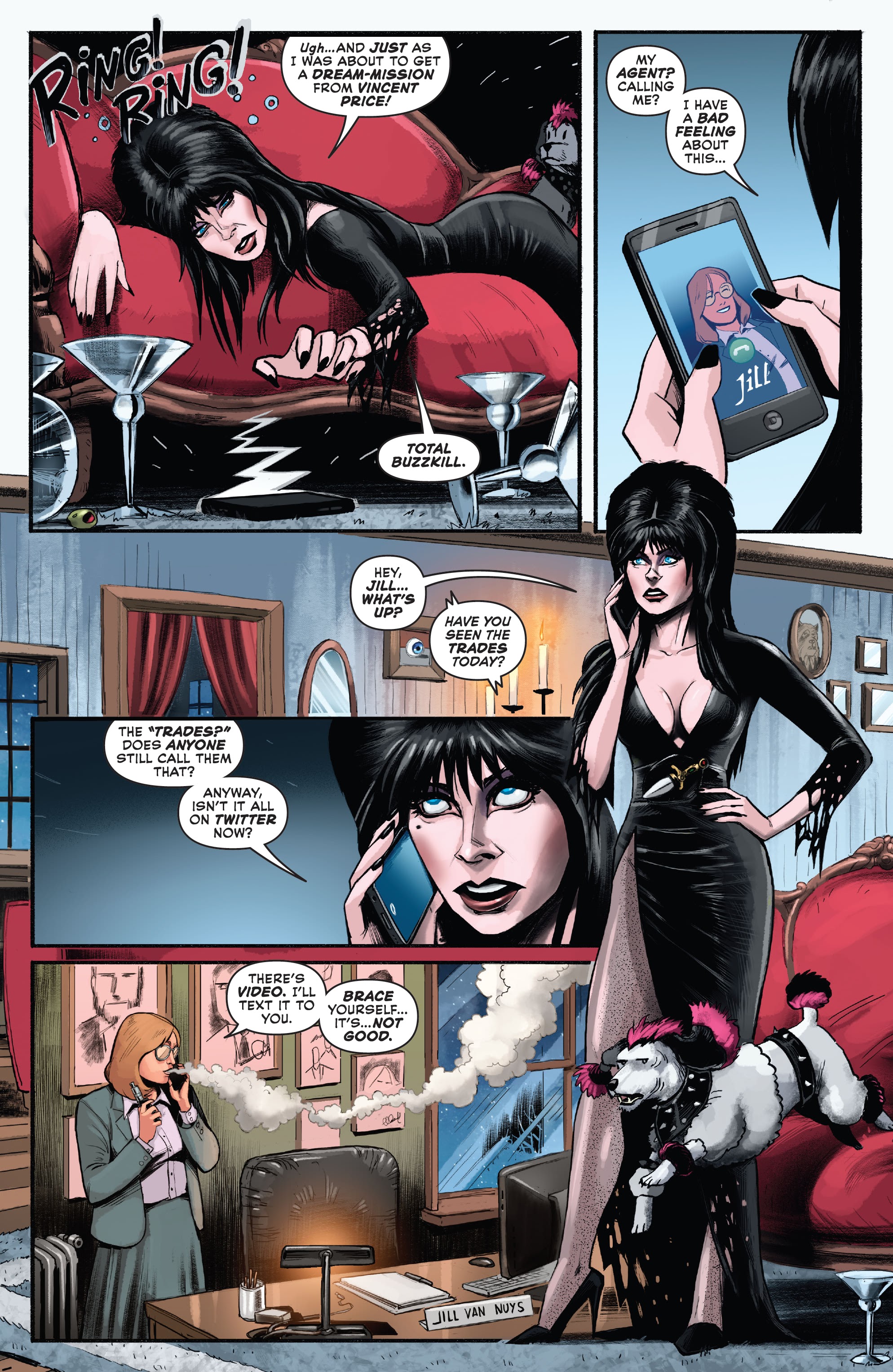 Read online Elvira Meets Vincent Price comic -  Issue #1 - 13