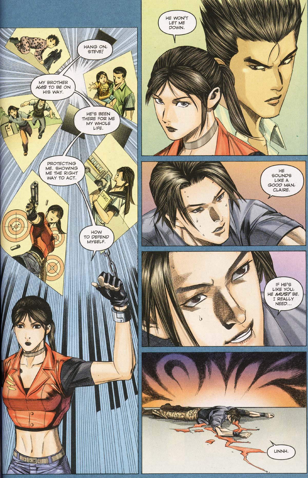 Read online Resident Evil Code: Veronica comic -  Issue #3 - 131