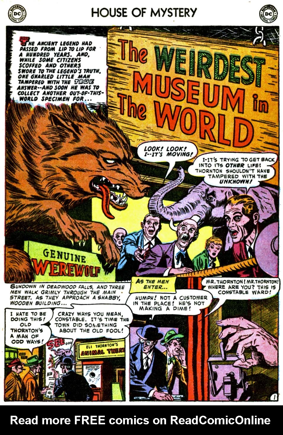 Read online House of Mystery (1951) comic -  Issue #10 - 21