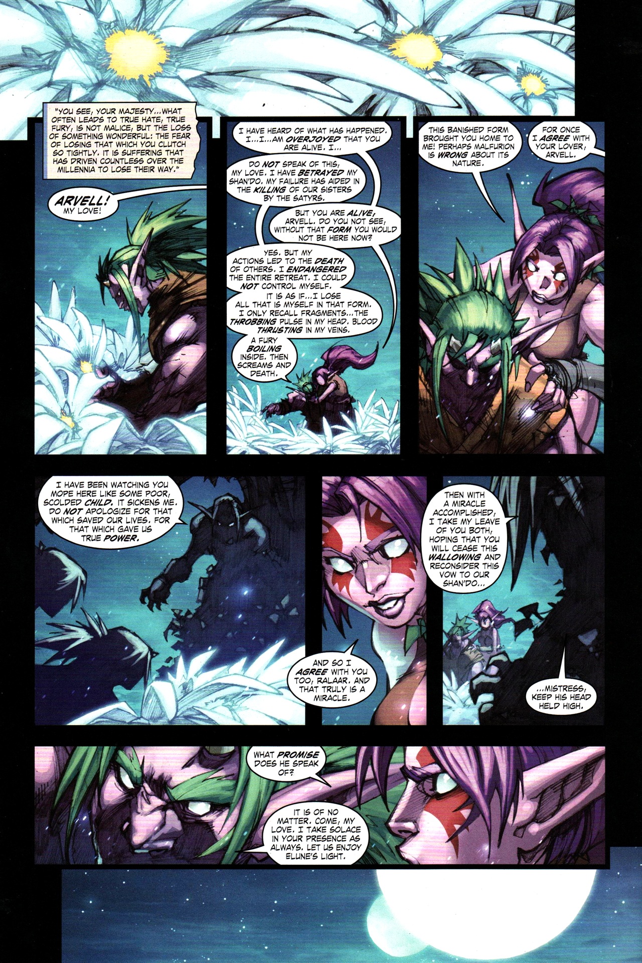 Read online World of Warcraft: Curse of the Worgen comic -  Issue #2 - 22