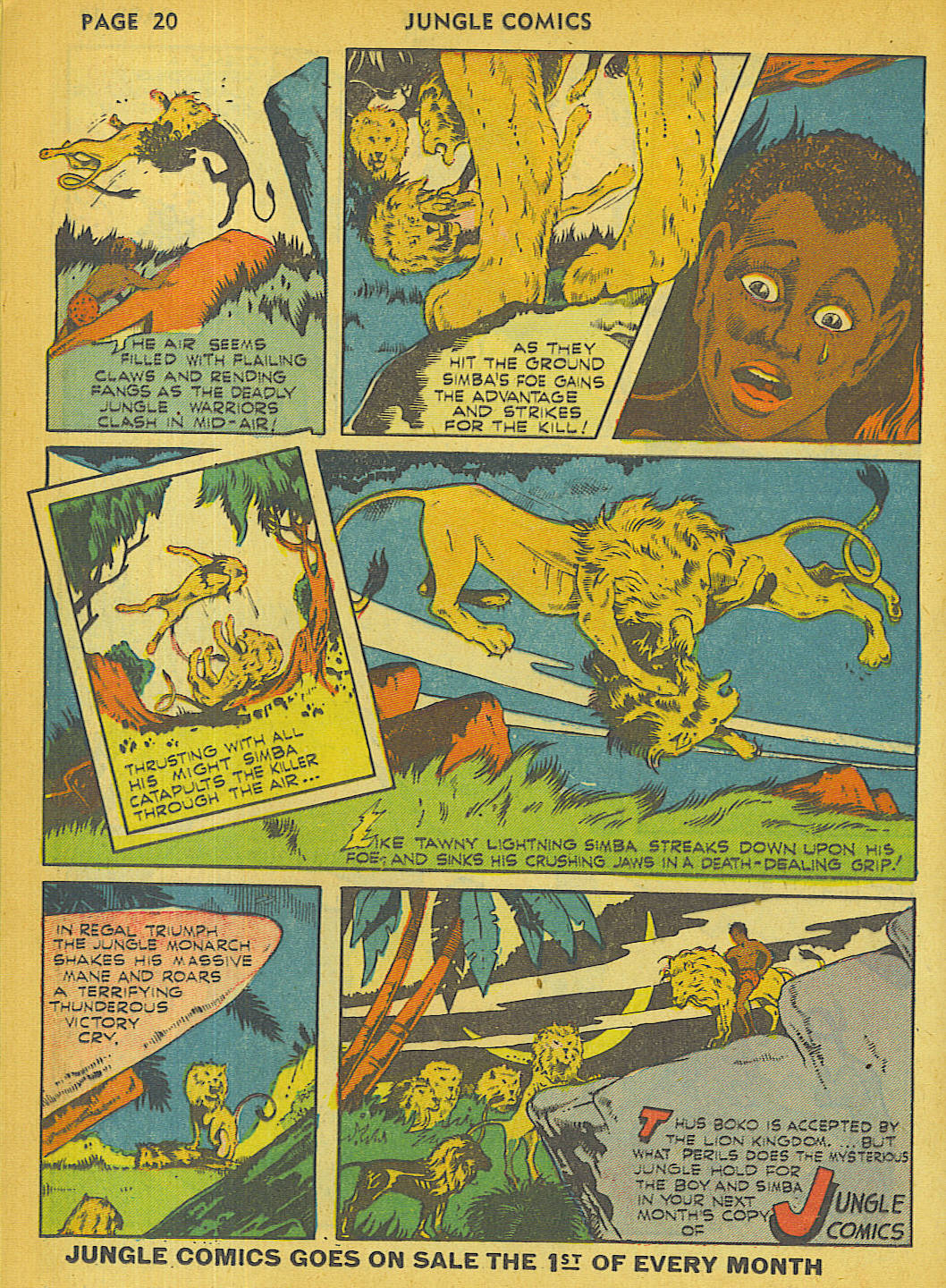 Read online Jungle Comics comic -  Issue #27 - 22